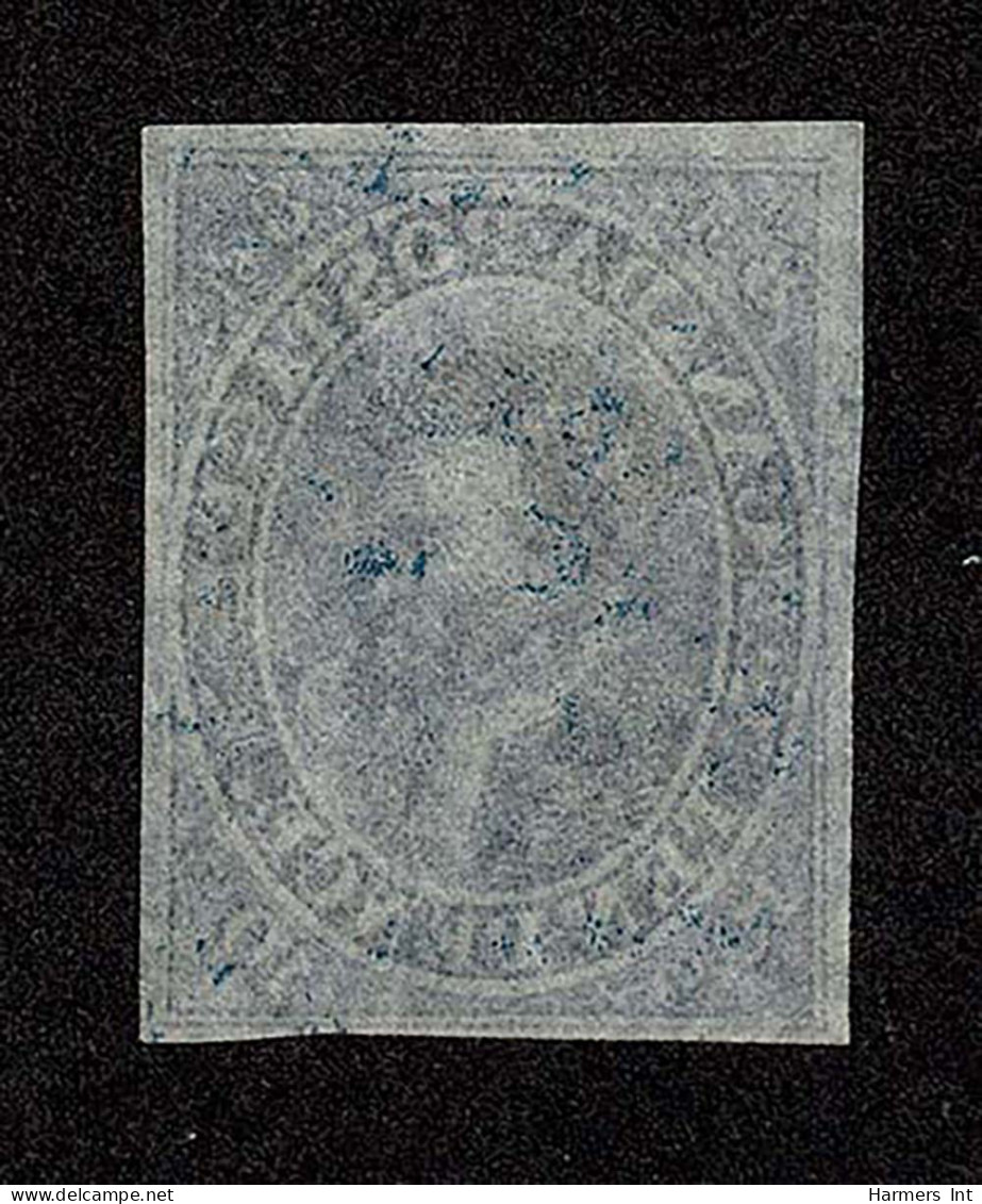 Lot # 459 1855, Jacques Cartier, 10d Blue - Gebraucht