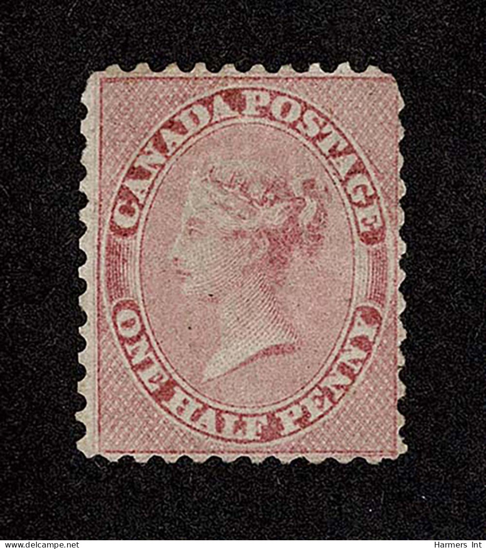 Lot # 468 1858, Queen Victoria, ½d Rose Light Shade - Used Stamps