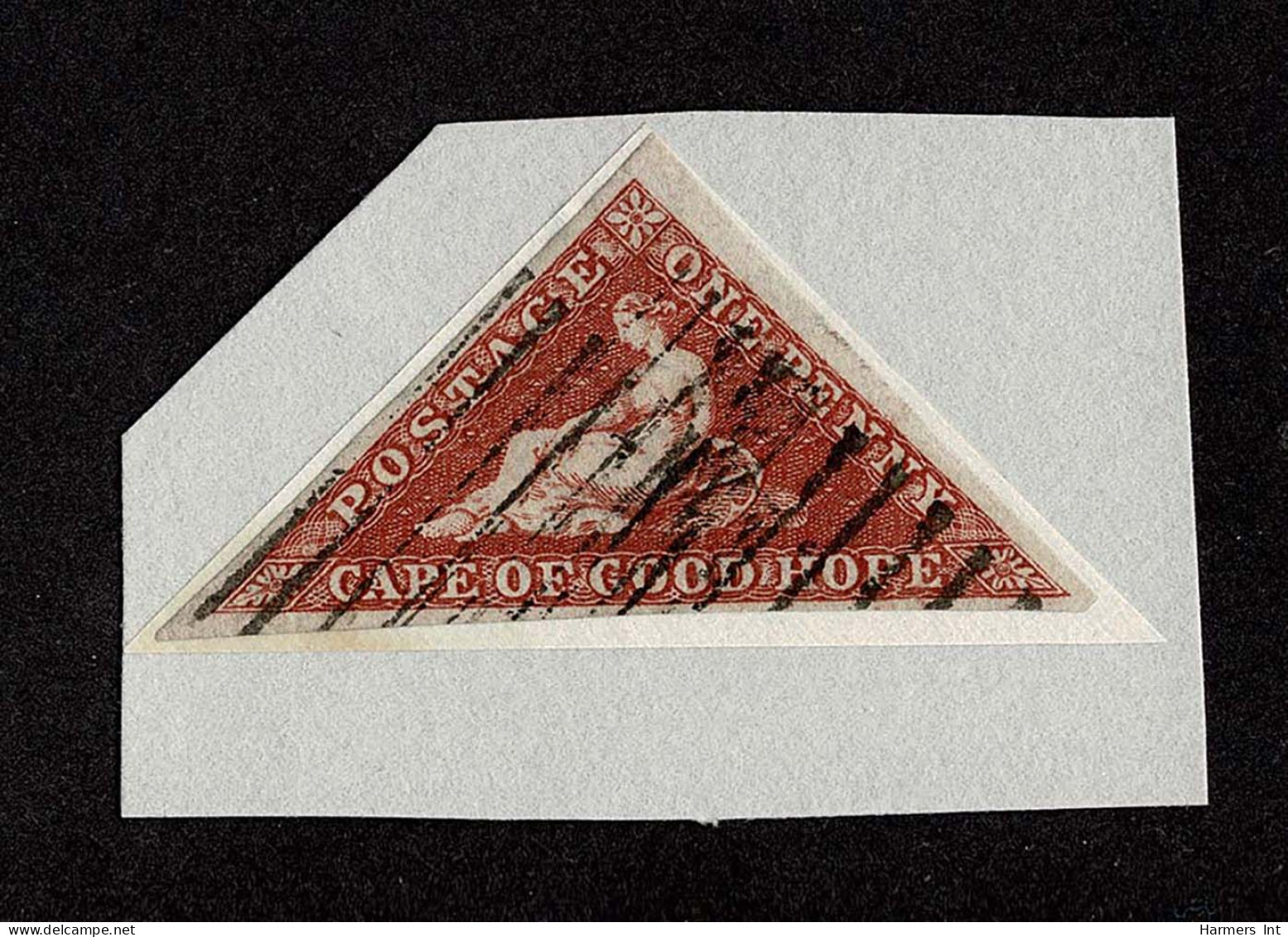 Lot # 509 1853-63 Group Of Four Triangulars, All Attractively Canceled - Cape Of Good Hope (1853-1904)