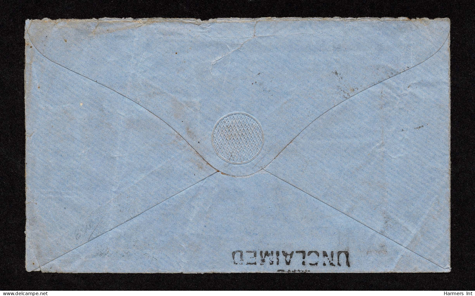 Lot # 532 Cape And Orange Free State Combination Usage: 1871 (4 Jan.) Envelope From King Williams Town To Pniel Klipdrif - Cape Of Good Hope (1853-1904)