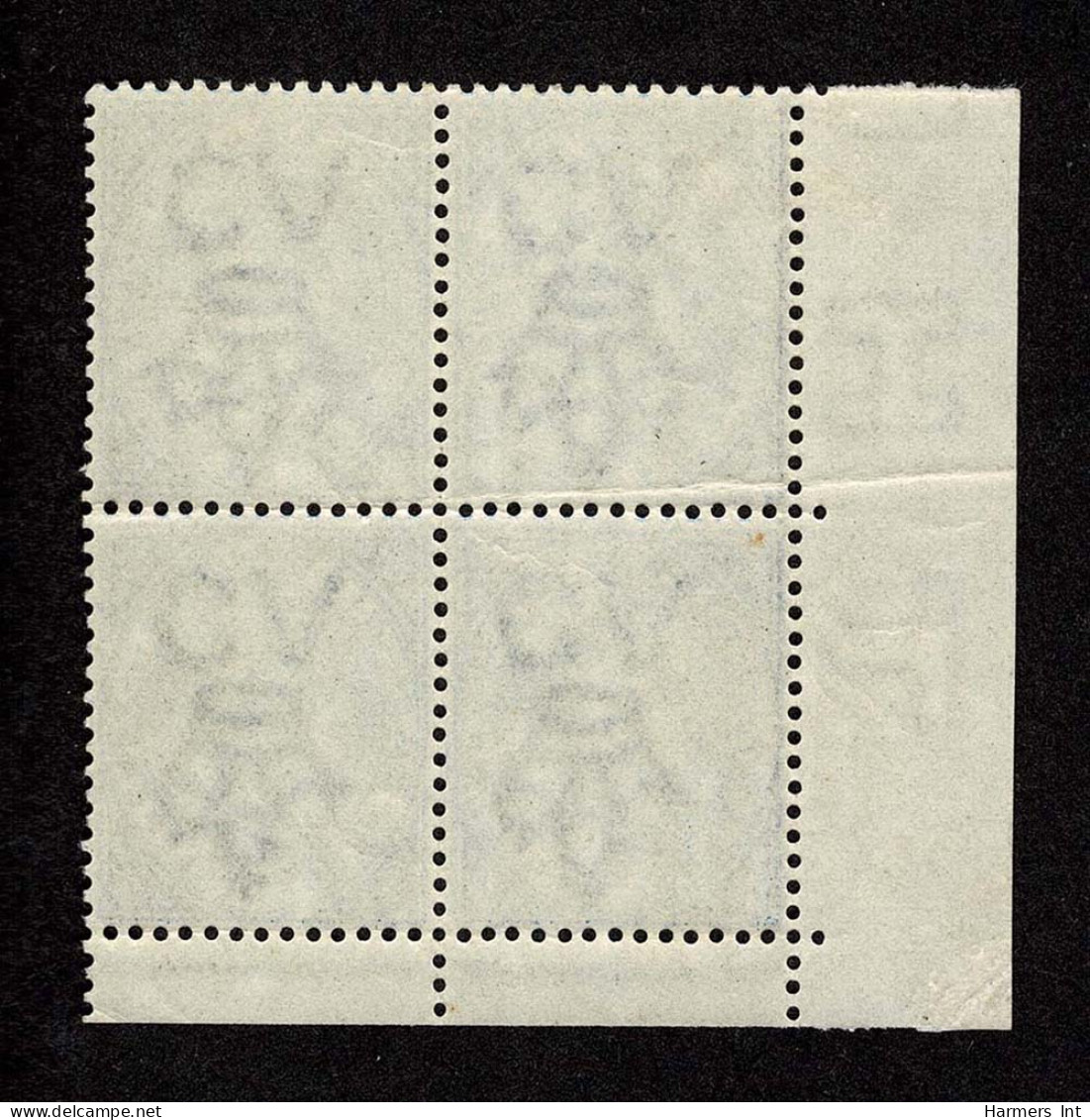 Lot # 576 GIBRALTAR: 1886, Queen Victoria, 2½d Blue, Watermark Inverted, Block Of Four, Never Hinged - Côte D'Or (...-1957)