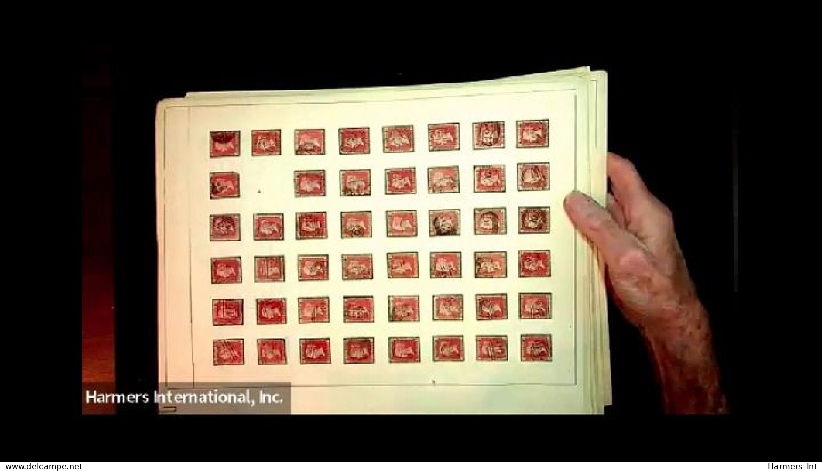 Lot # 596 1841 to 1860's 1d reds Imperforate and Perforated: a holding comprising over 600 covers, singles, multiples up