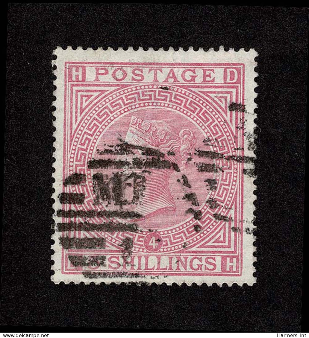 Lot # 627 1882, Queen Victoria, 5s Rose On White Paper, Anchor Watermark - Usados