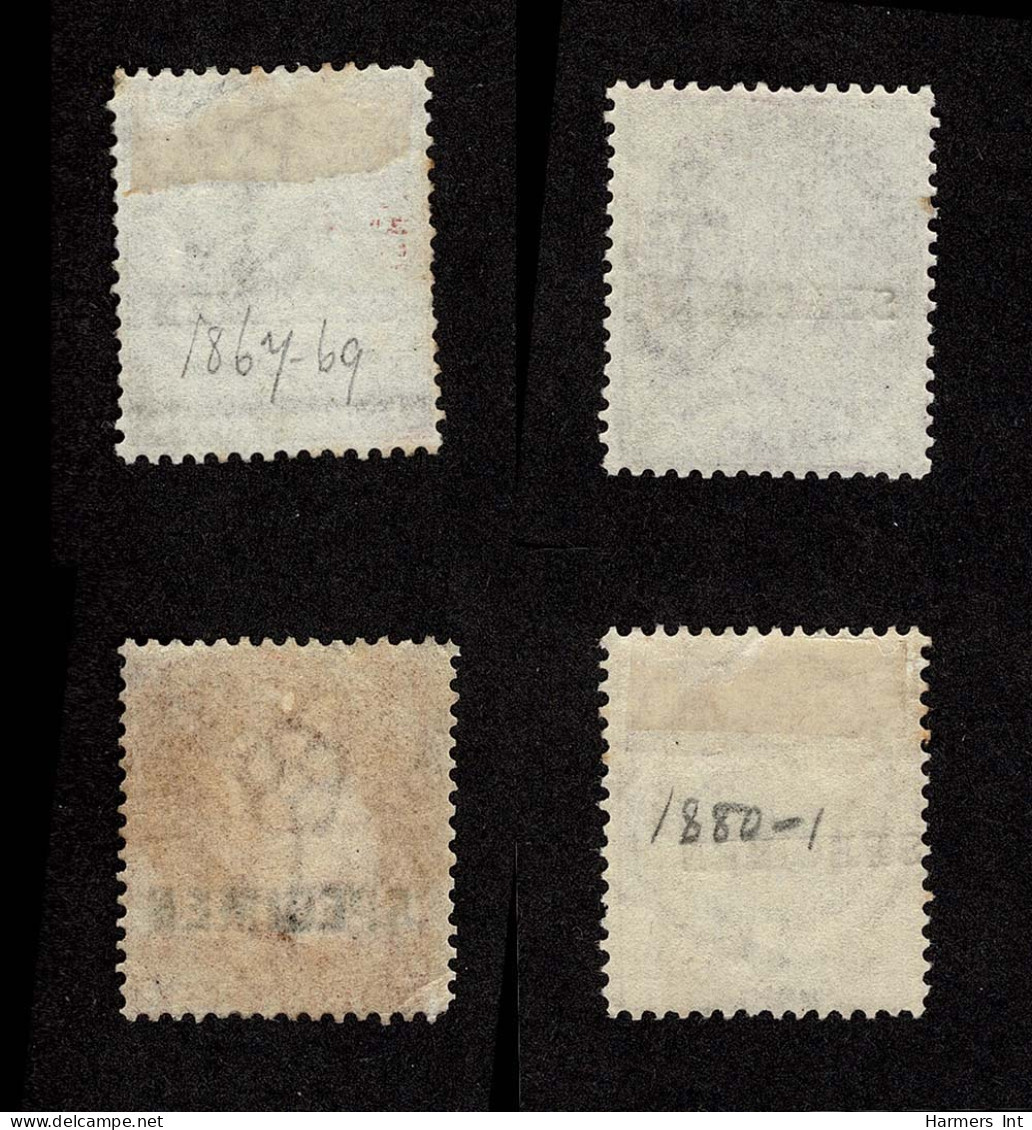 Lot # 633 Interesting Assortment Of FOUR "Specimen"" Overprints On Less Common Issues - All Type 9 - Sin Clasificación