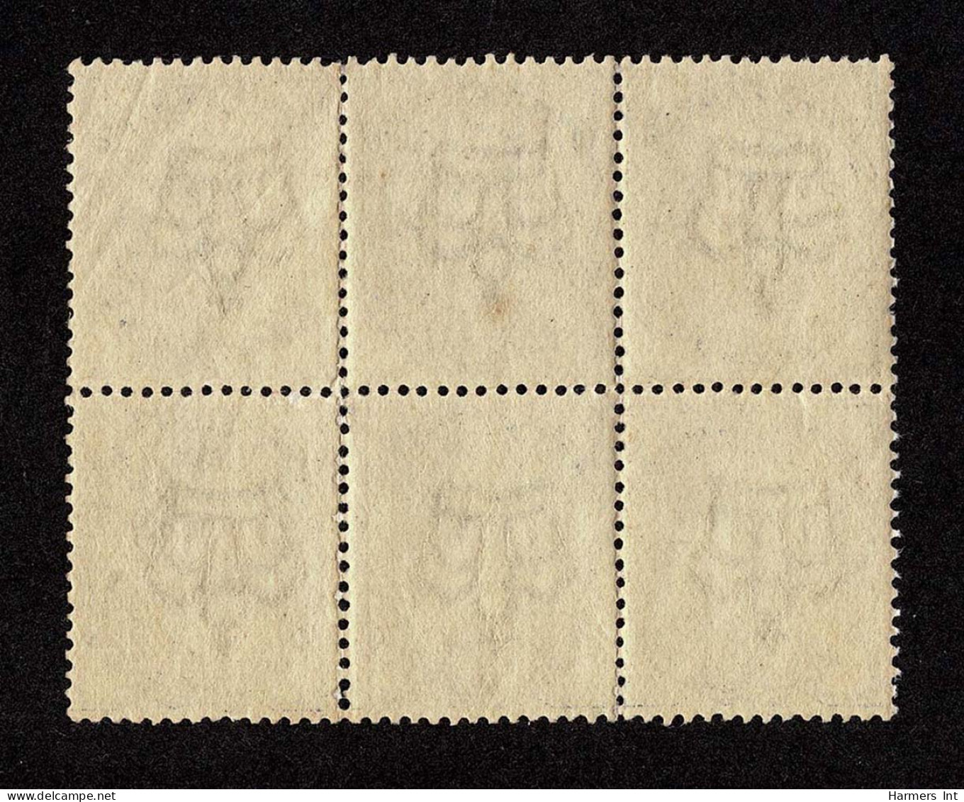 Lot # 637 1884, Queen Victoria, ½d Slate Blue BLOCK OF SIX - Ungebraucht