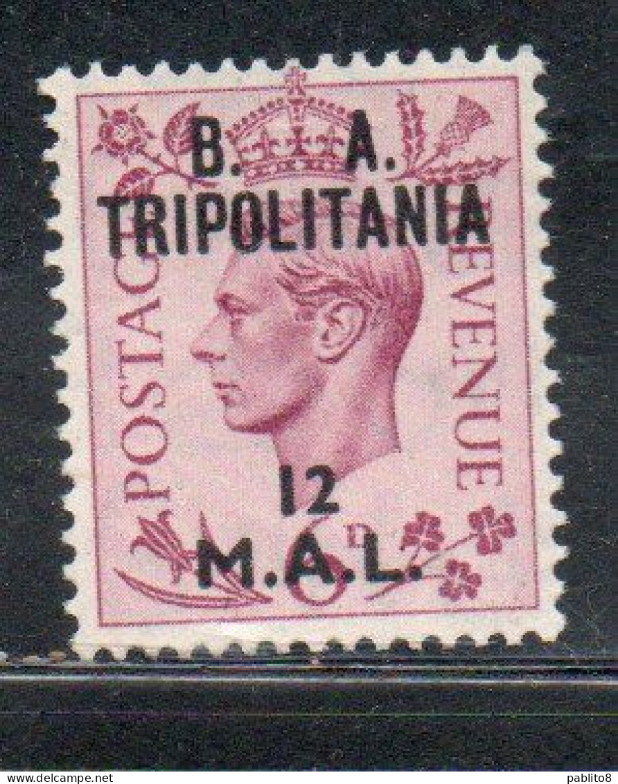 TRIPOLITANIA BA 1950 B.A.  12m SU 6p MNH - Tripolitaine