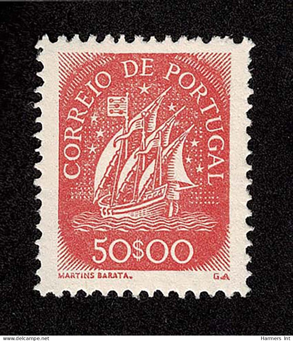 Lot # 865 Portugal: 1943, 50e Salmon - Unused Stamps