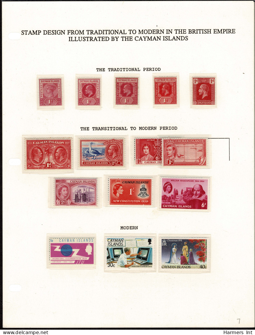 Lot # 877 British Commonwealth: Mostly 20th Century Accumulation On Exhibition Pages Or Large Stock Pages, 290 Stamps - Sammlungen (ohne Album)