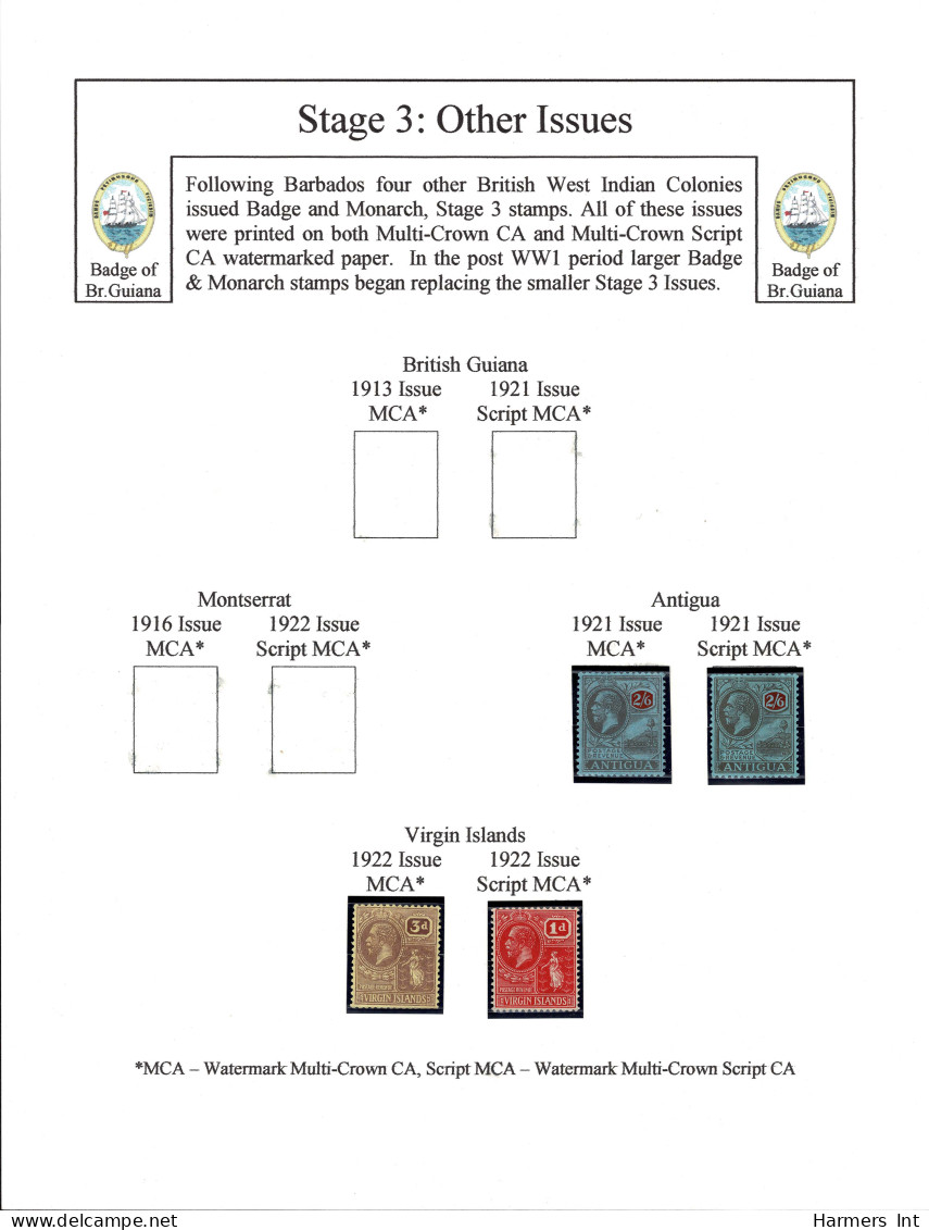 Lot # 877 British Commonwealth: Mostly 20th Century accumulation on exhibition pages or large stock pages, 290 stamps