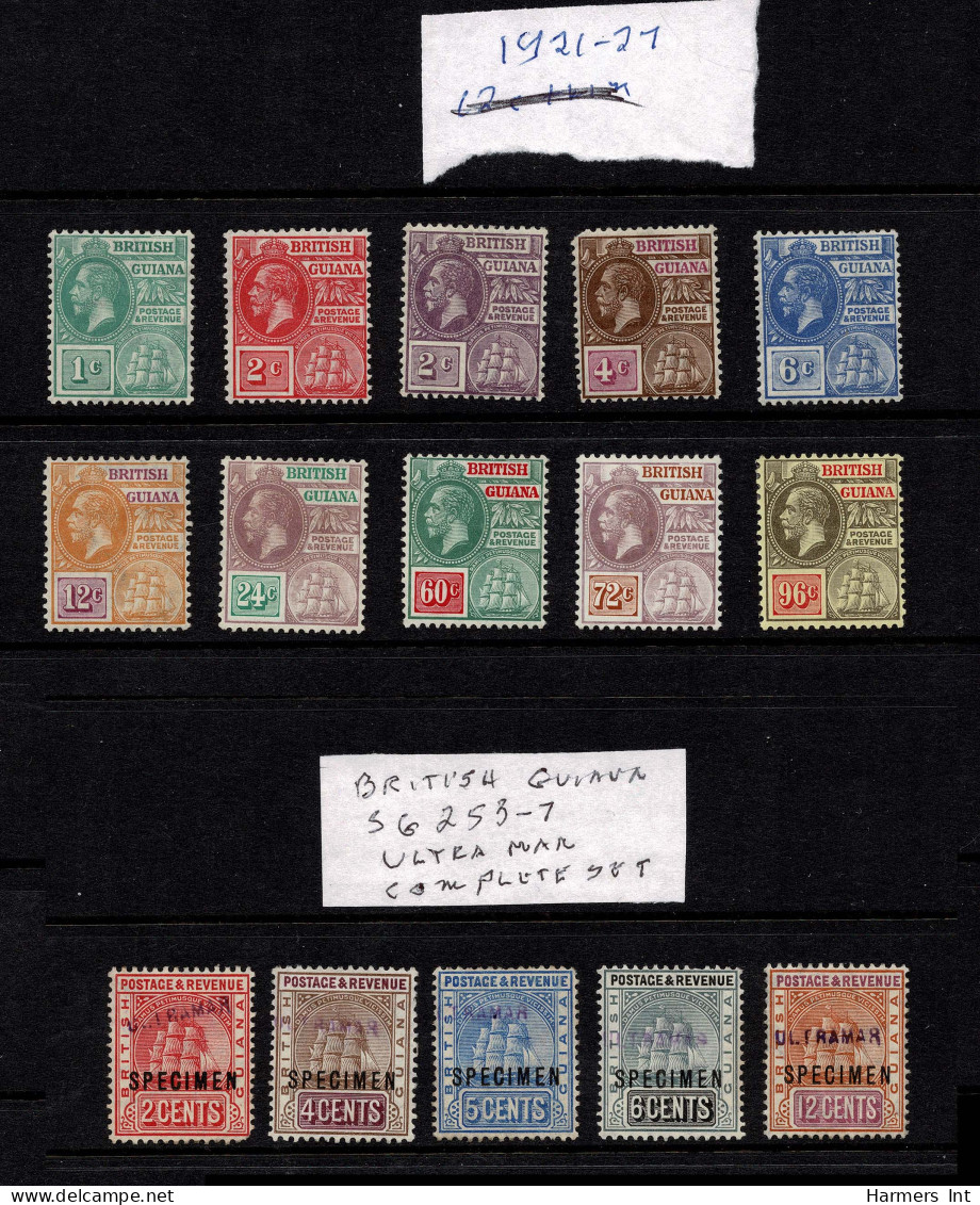 Lot # 880 British Guiana: Mostly 19th Century Accumulation on 24 large stock pages, over 700 stamps