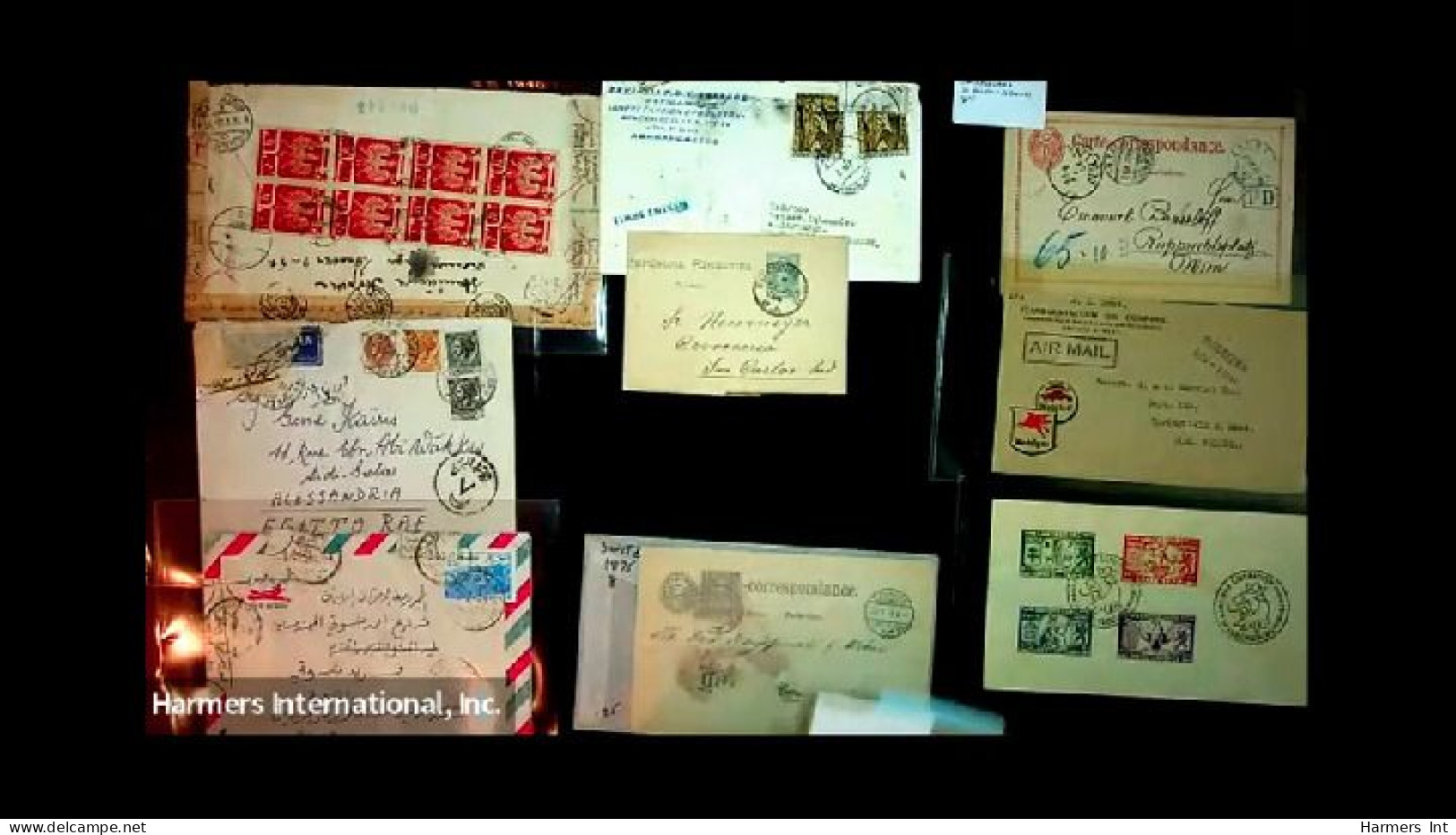 Lot # 893 Foreign: 19th & 20th Century, stock of over 2500 covers in three file boxes and a box