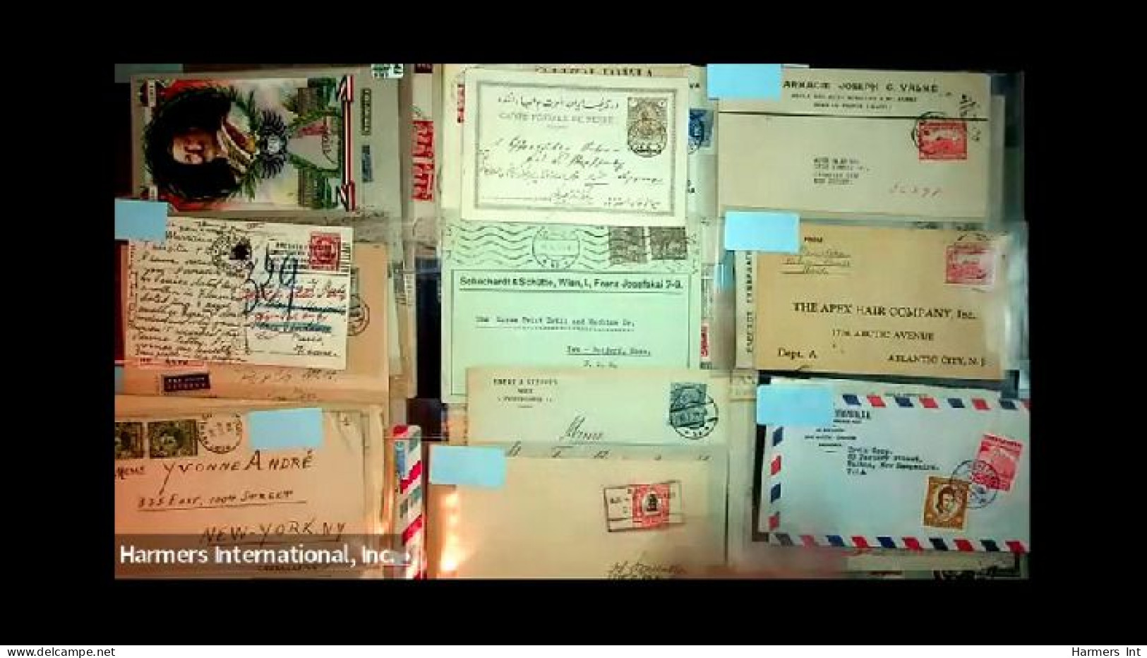 Lot # 893 Foreign: 19th & 20th Century, stock of over 2500 covers in three file boxes and a box