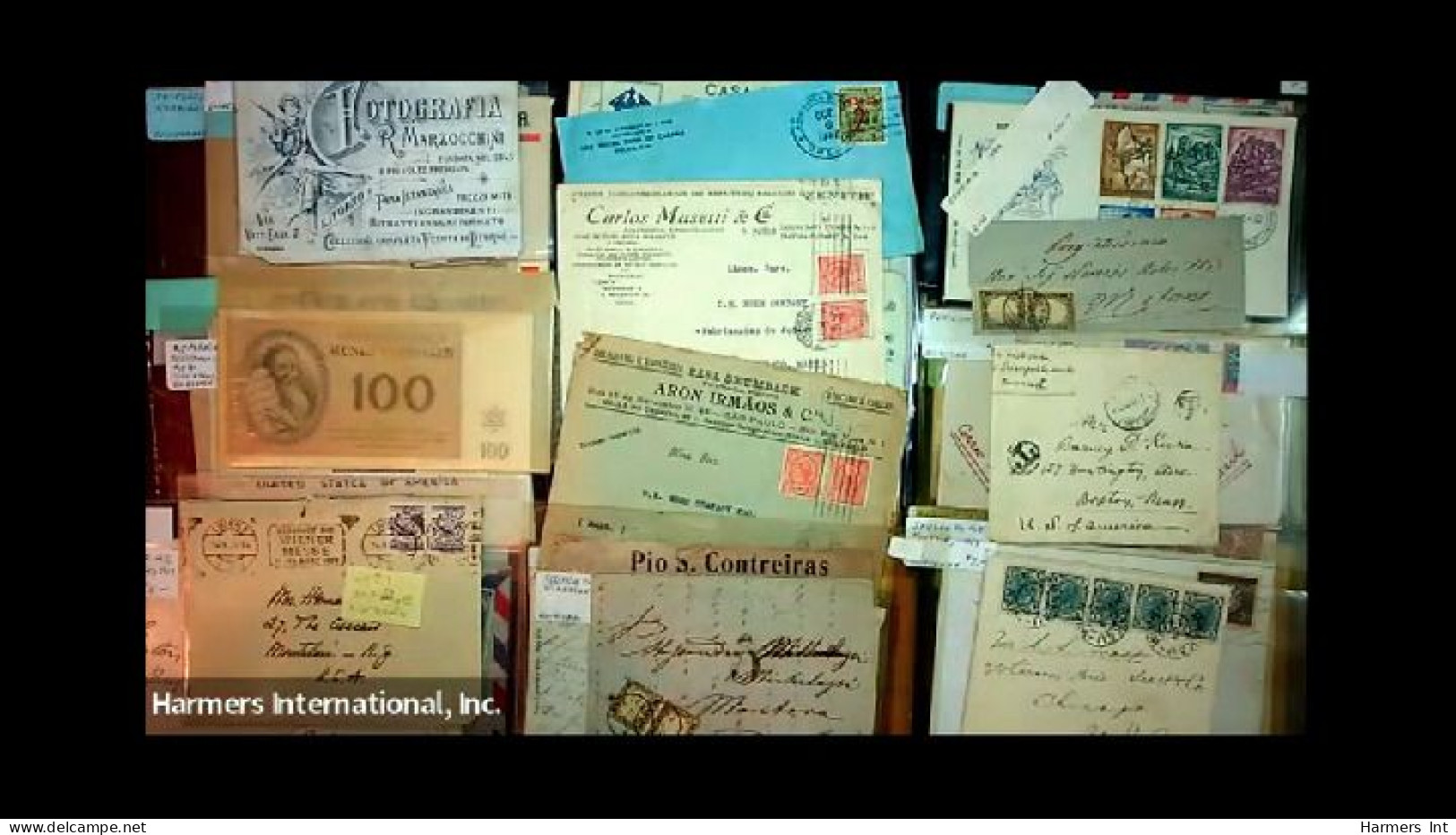 Lot # 893 Foreign: 19th & 20th Century, stock of over 2500 covers in three file boxes and a box