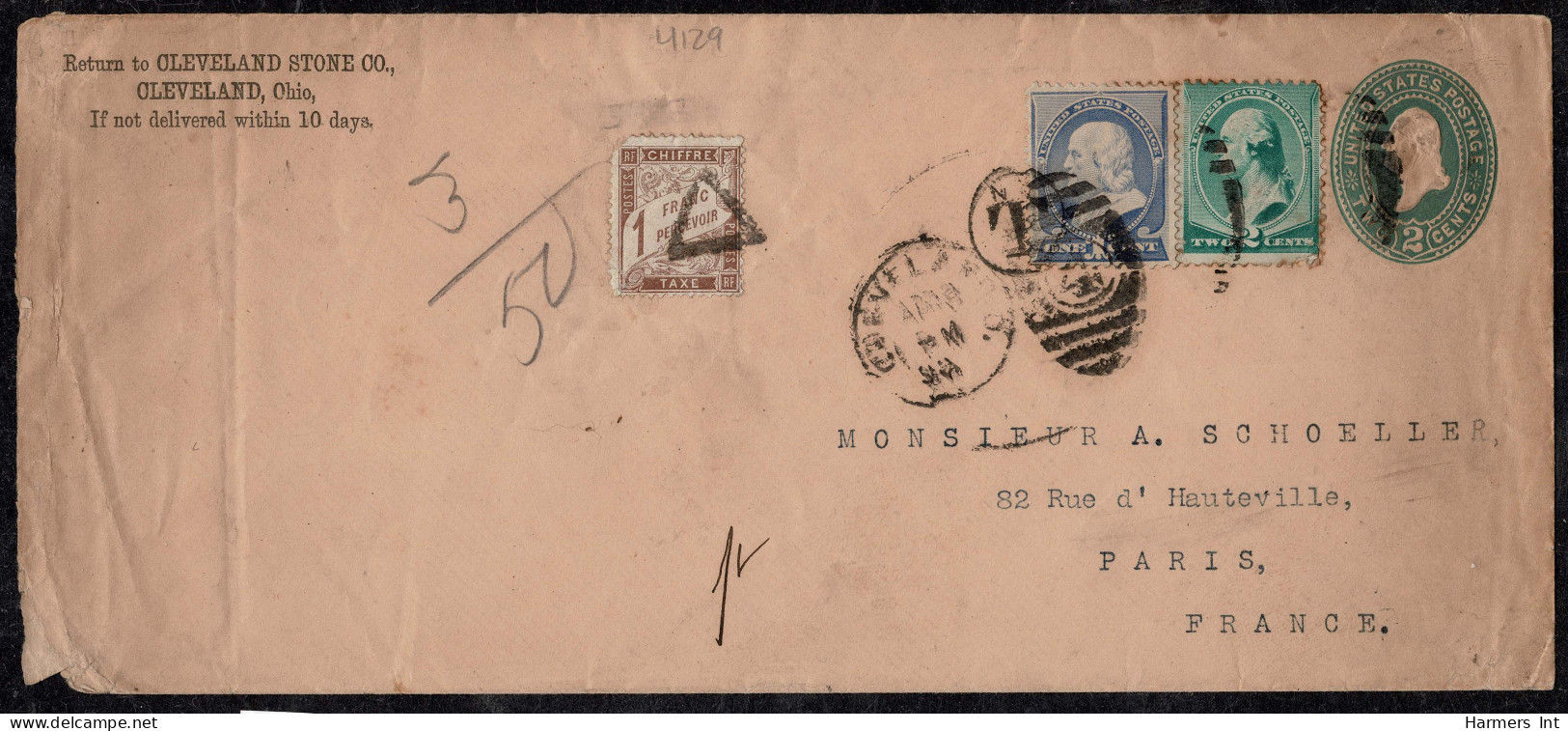 Lot # 896 France: 1860 To 1880's; A Distinctive Group Of 8 Covers - Colecciones (sin álbumes)