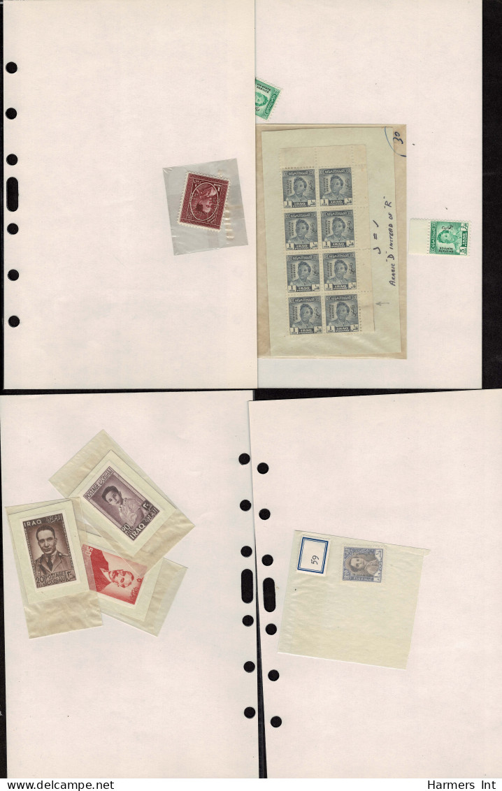 Lot # 902 Mesopotamia/Iraq Collection 1919 onward: Collection of 96 on Album pages, some sets, short