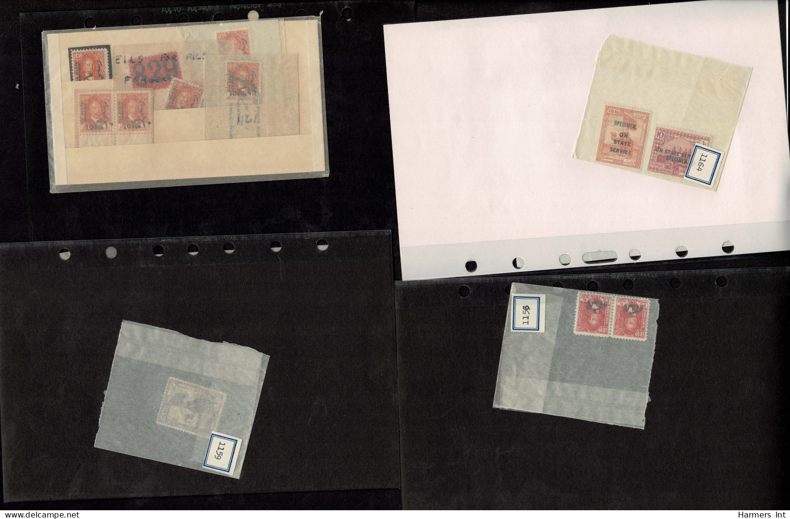 Lot # 902 Mesopotamia/Iraq Collection 1919 onward: Collection of 96 on Album pages, some sets, short