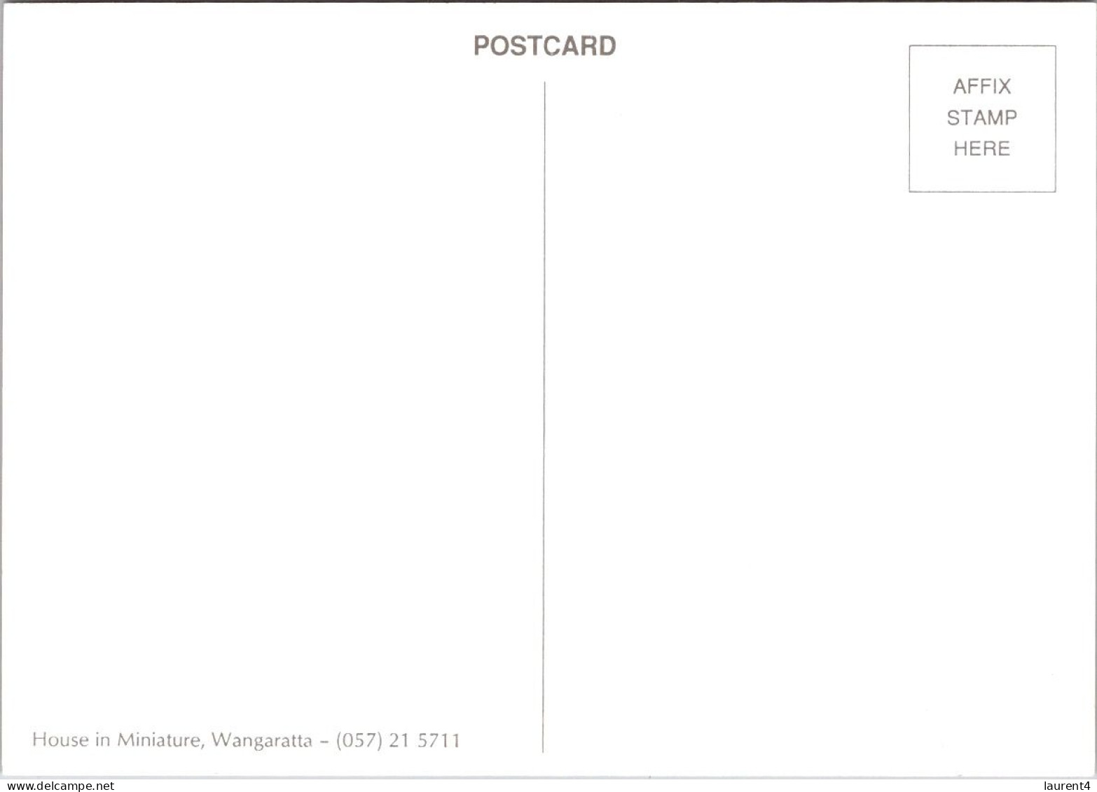 19-9-2023 (1 U 31) Australia - VIC - Wangaratta (House In Miniature) - Andere & Zonder Classificatie