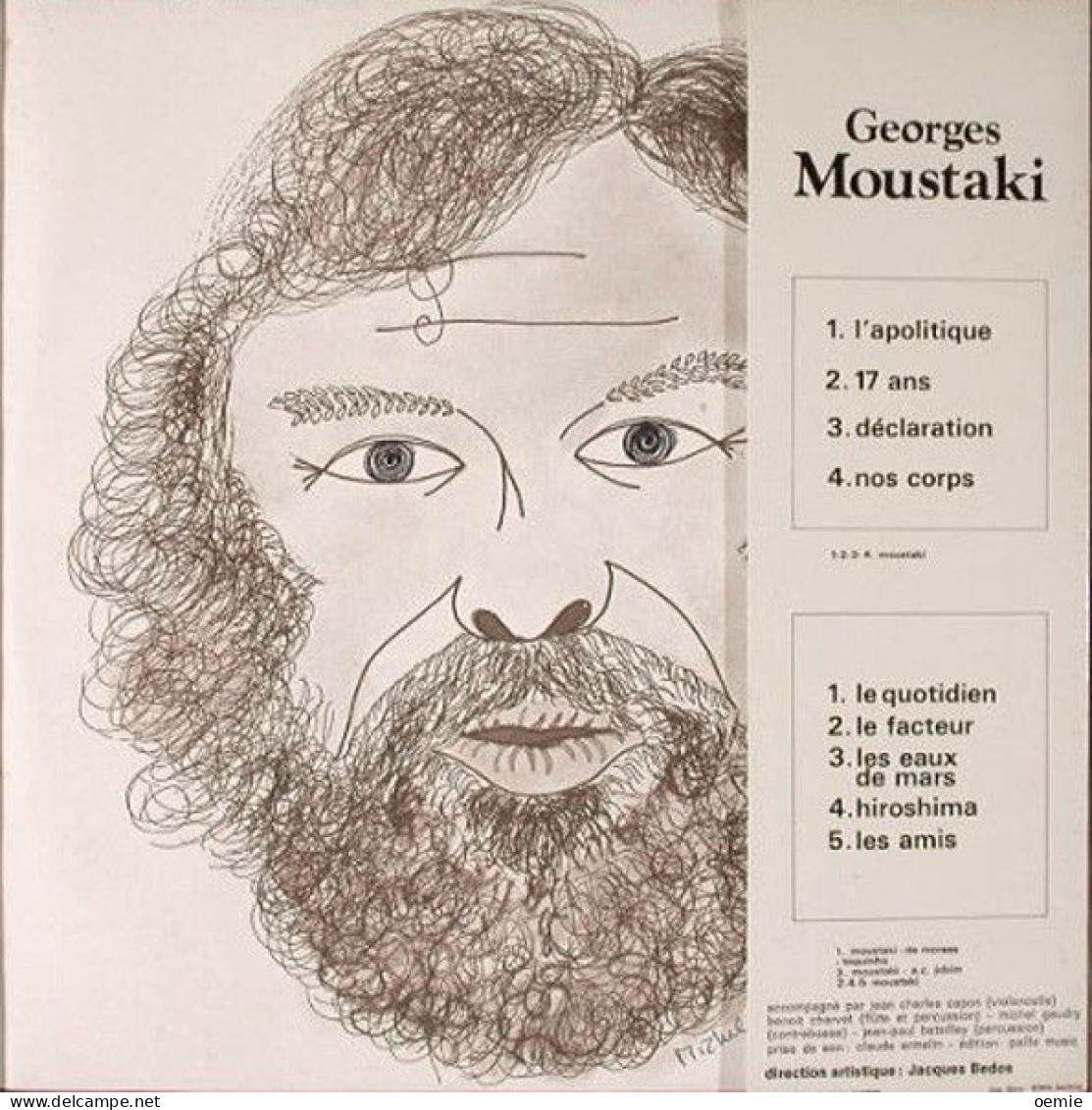 GEORGES   MOUSTAKI  °   COLLECTION DE 10   /  33 TOURS - Volledige Verzamelingen