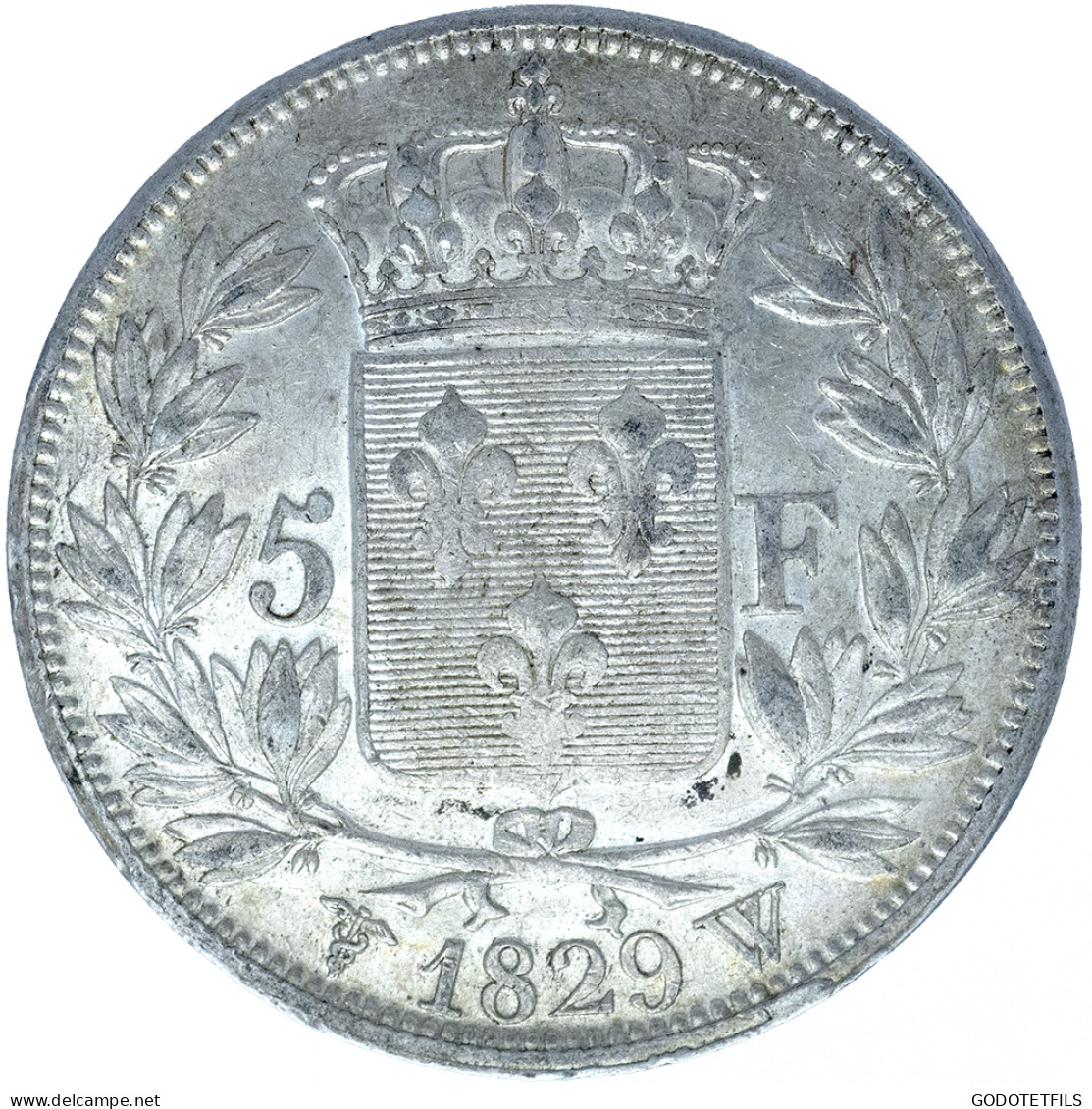 Charles X-5 Francs 1829 Lille - 5 Francs