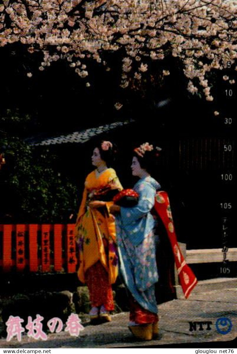 TELECARTE ETRANGERE  ..BELLES GEISHAS - Personnages