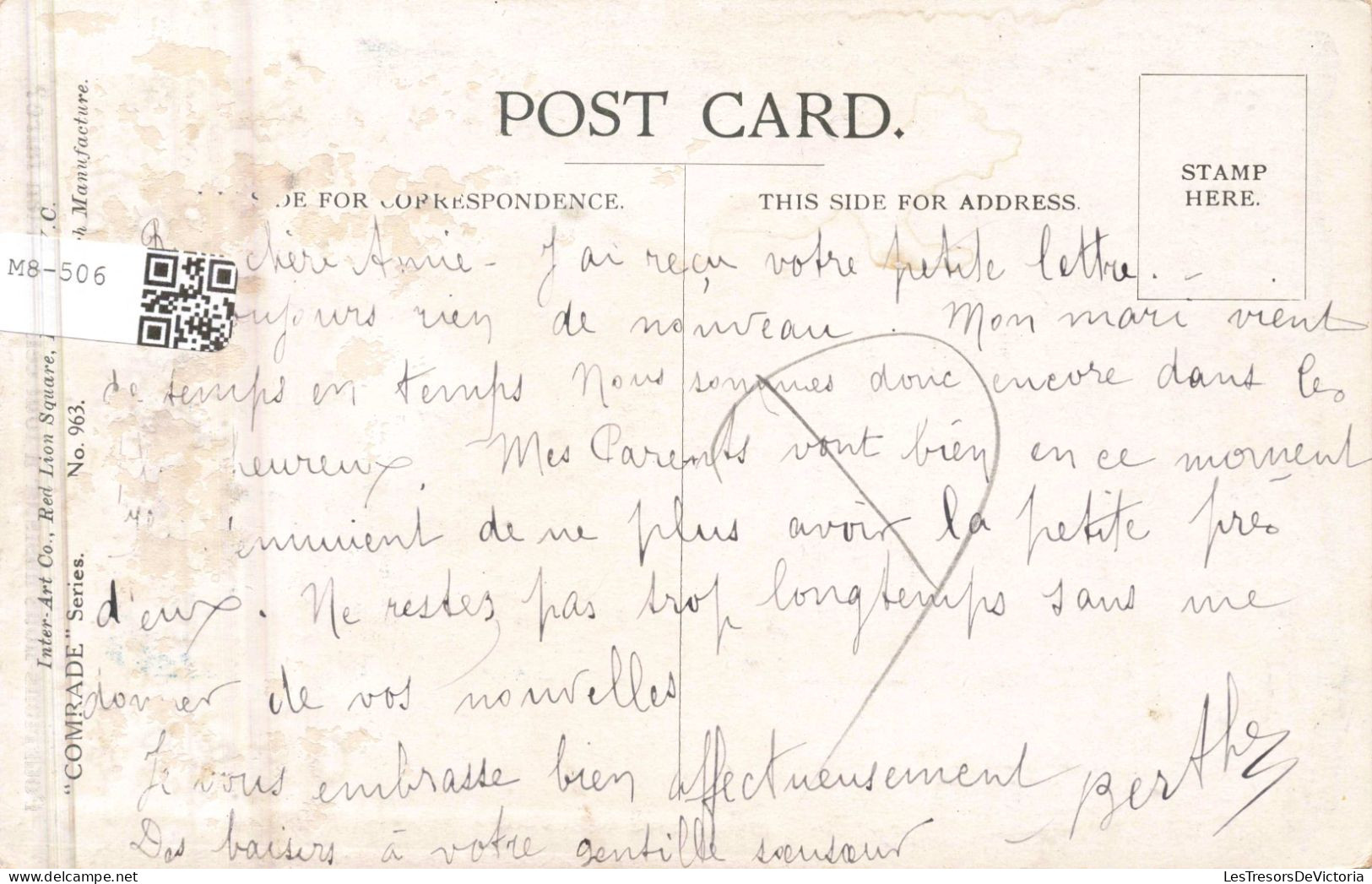 ILLUSTRATION SIGNE - Fred Spurgin - Could We Stand By And Not Do Anything - Carte Postale Ancienne - Spurgin, Fred