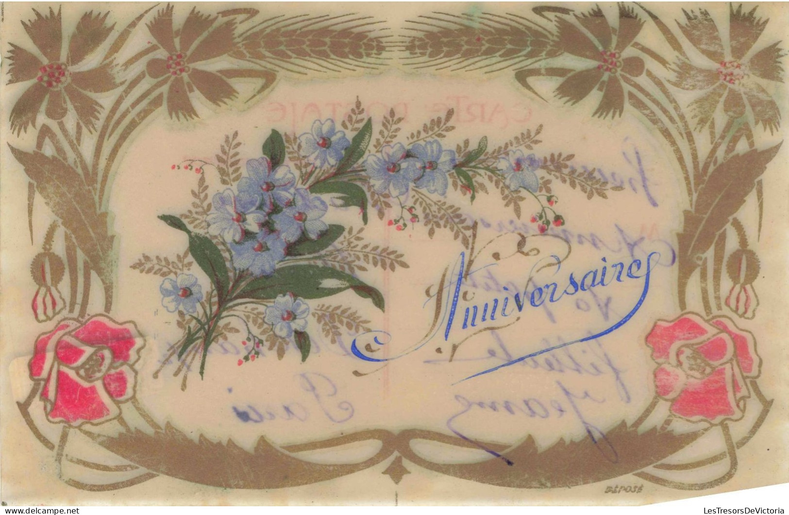 FÊTES ET VOEUX - Anniversaire - Carte Postale Ancienne - Anniversaire