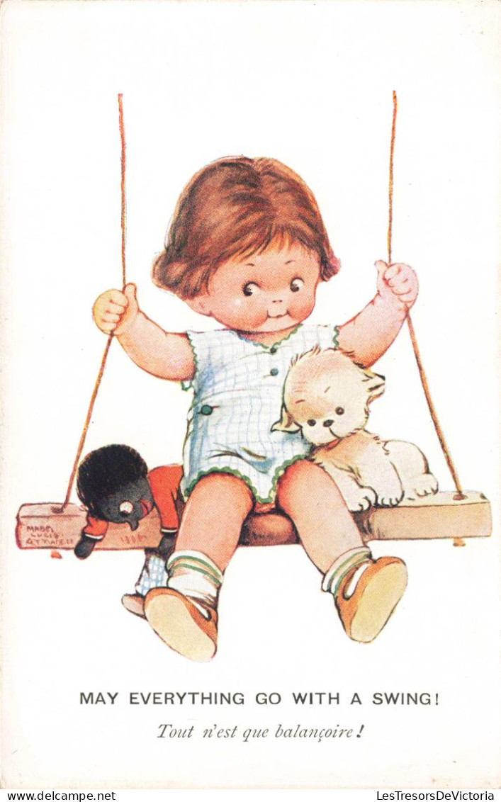 ILLUSTRATION SIGNE - May Everything Go With A Swing! - Attwell ML- Carte Postale Ancienne - Attwell, M. L.
