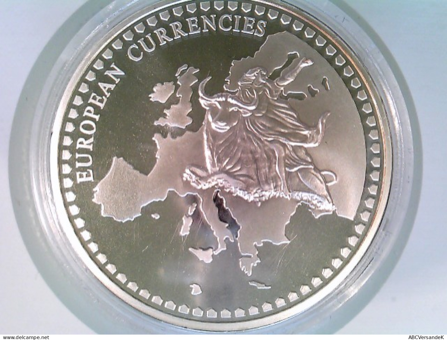 Münze/Medaille, Inlay-Prägung Österreich, Sammlermünze 1996, CU Versilbert Mit Vergoldetem Inlay - Numismática