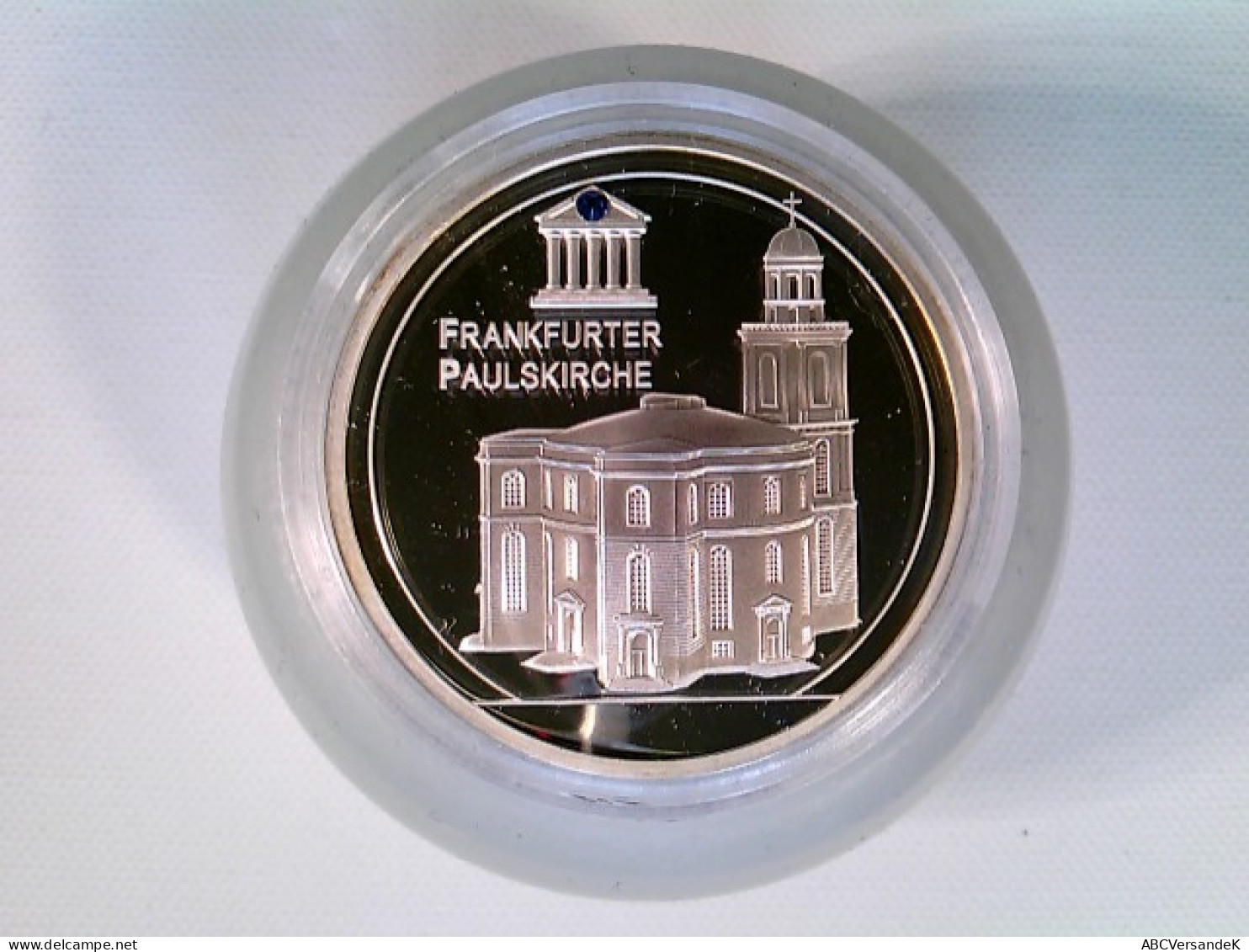Münze/Medaille, Frankfurter Paulskirche, Sammlermünze 2012, Cu Versilbert Mit Swarowski - Numismatiek