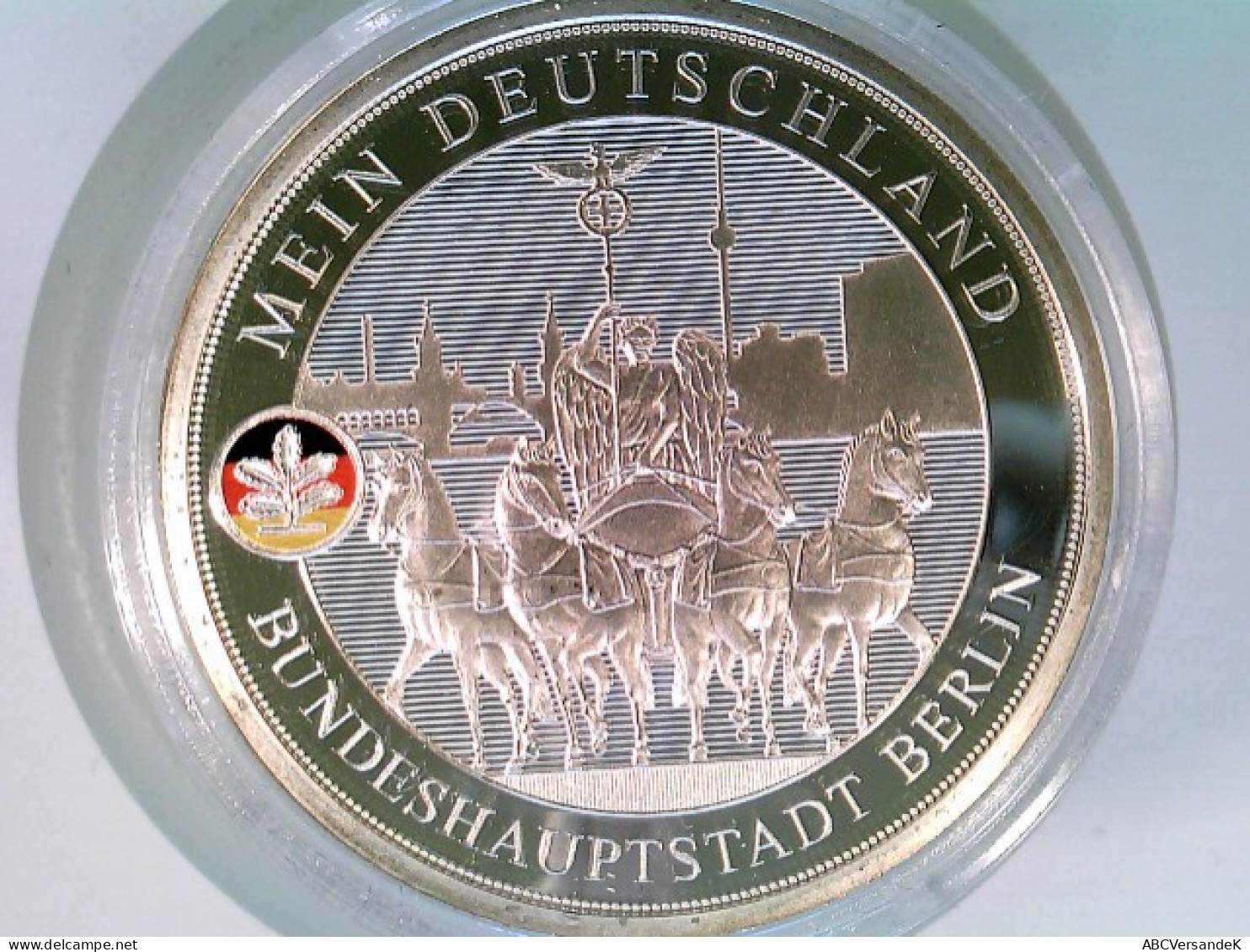 Münze/Medaille, Bundeshauptstadt Berlin, Sammlermünze 2016, Silber 333 Mit Farbdruck - Numismatique