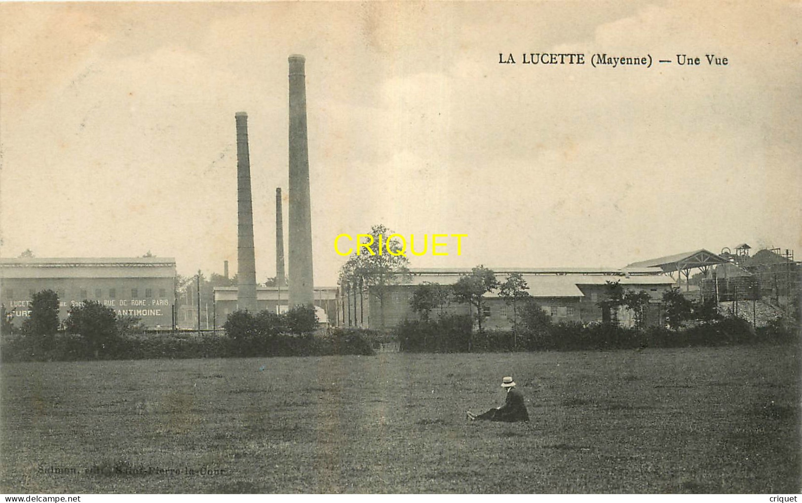 53 Le Genest, Mines D'Or De La Lucette, écrite 1911 - Le Genest Saint Isle