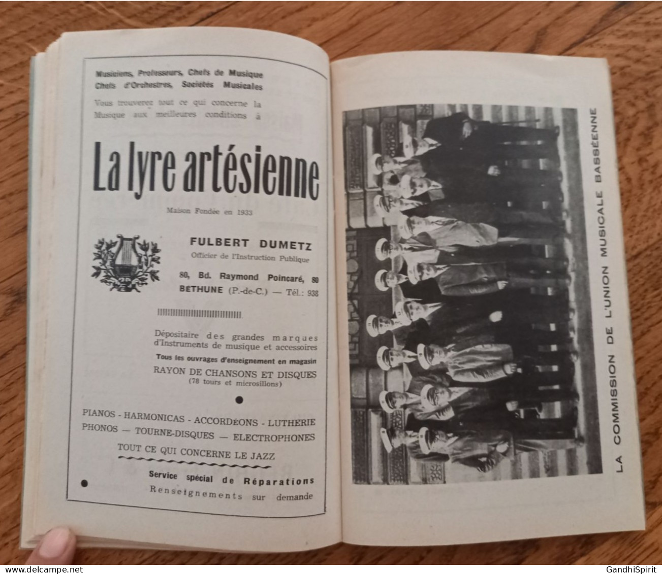 La Bassée - Grand Festival International de Musique 1952 Programme, Brochure Souvenir Pubs Cycles, Bières, Citroen...