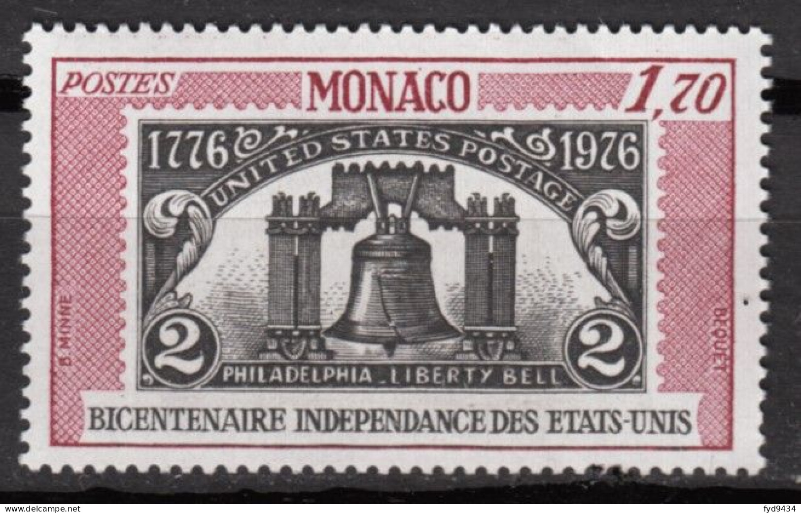 N° 1055 De Monaco - X X - ( E 892 ) - Indépendance USA