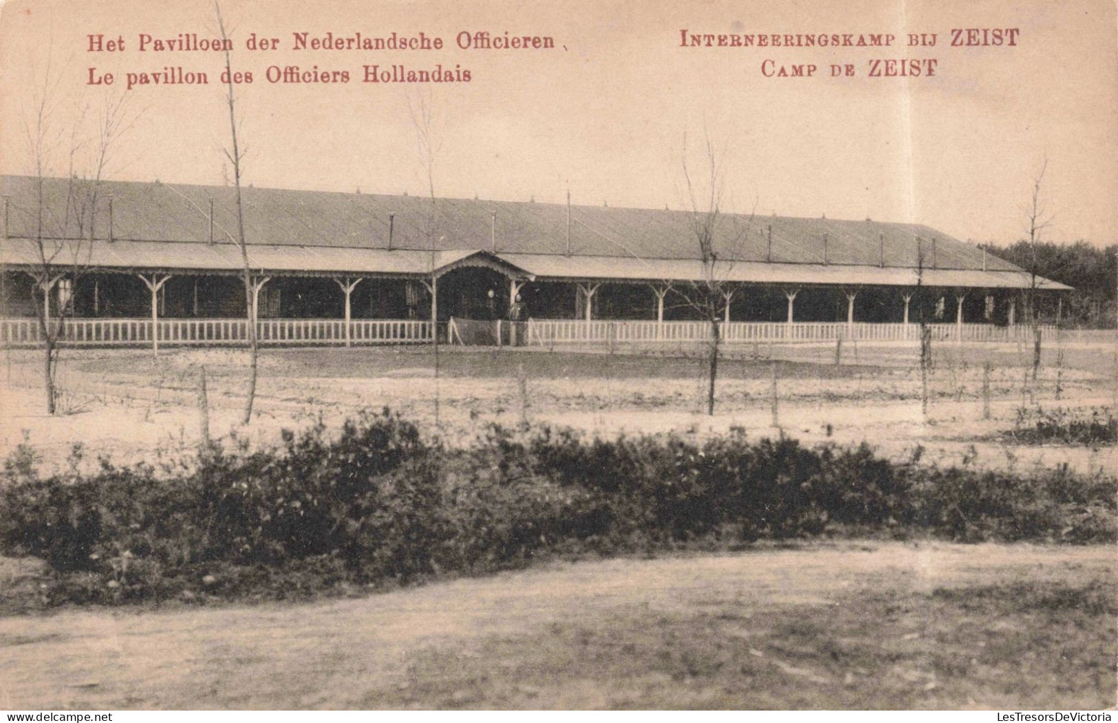 MILITARIA - Régiments - Camp De Zeist  - La Pavillon Des Officiers Hollandais - Carte Postale Ancienne - Régiments