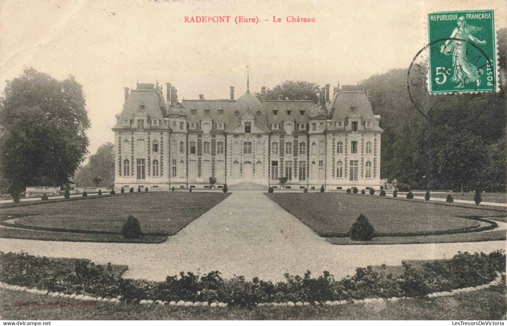 FRANCE - Radepont - Eure - Le Château - Carte Postale Ancienne - Les Andelys