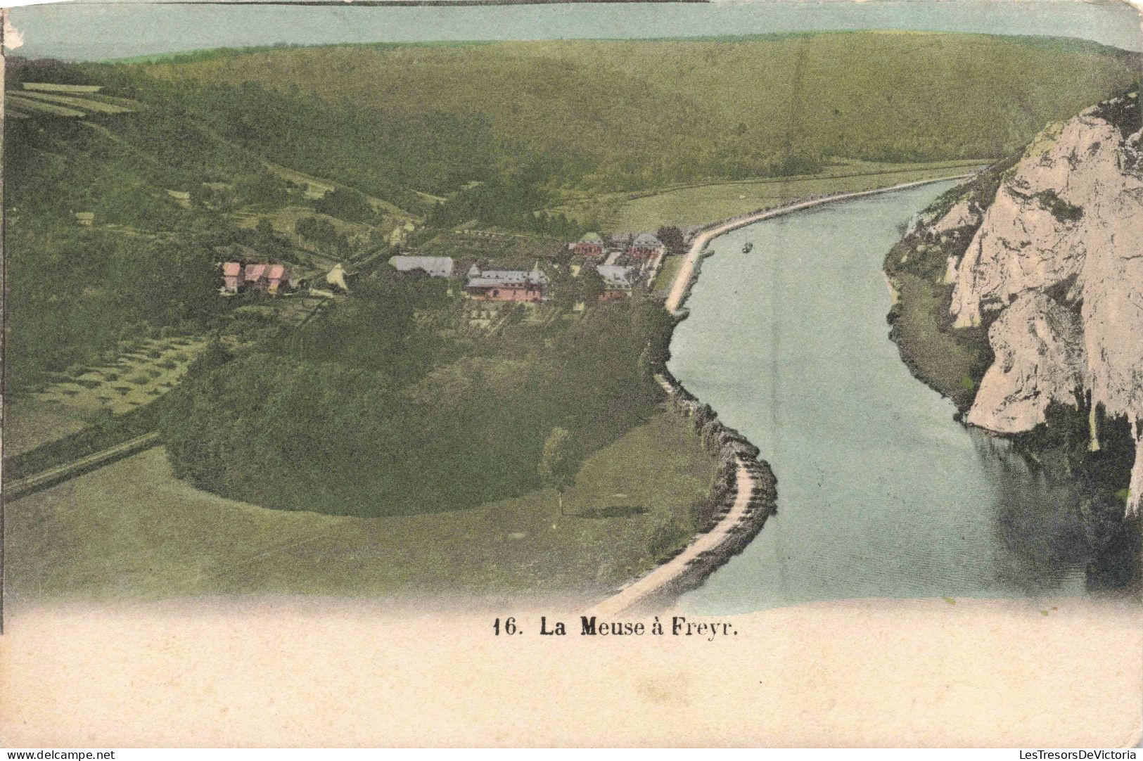 BELGIQUE - La Meuse à Freyr - Colorisé -  Carte Postale Ancienne - Dinant