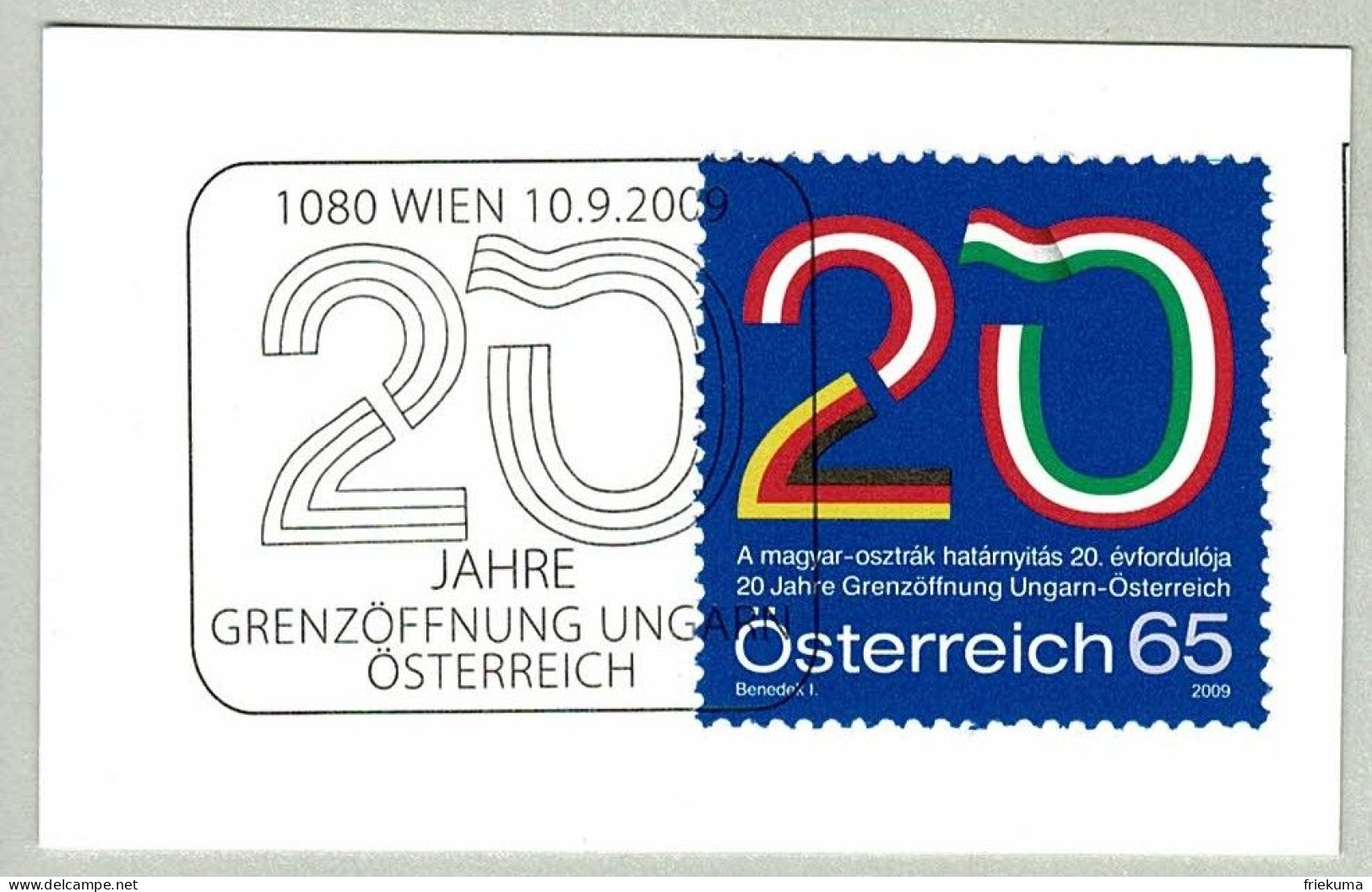 Oesterreich / Austria 2009, Sonderstempel Wien, Grenzöffnung Ungarn - Autres & Non Classés