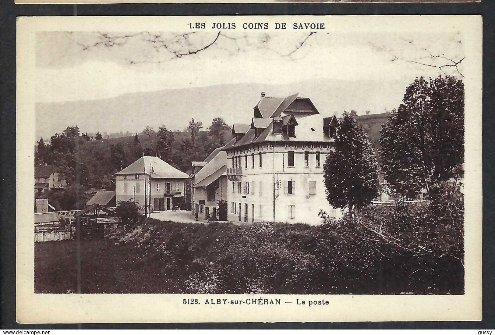 ALBY-SUR-CHERAN Ca.1900: "La Poste", CP D'origine - Alby-sur-Cheran
