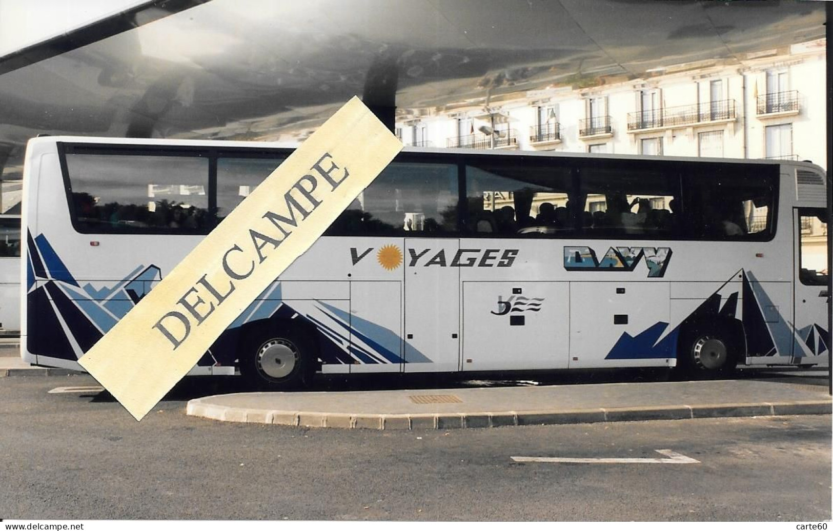 BUS -  AUTOBUS -   AUTOCAR - PHOTO 15X 9,5  -  VOYAGE DAVY  -  N° 244 - Bus & Autocars