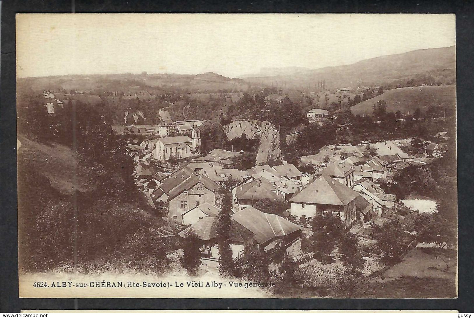 ALBY-SUR-CHERAN Ca.1900: "Vue Générale", CP D'origine - Alby-sur-Cheran