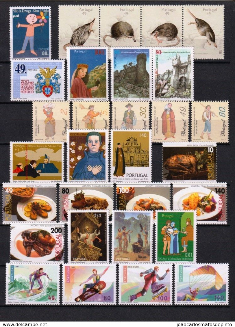 Portugal 1997 ANO COMPLETO- MNH (PTS9804)** - Années Complètes
