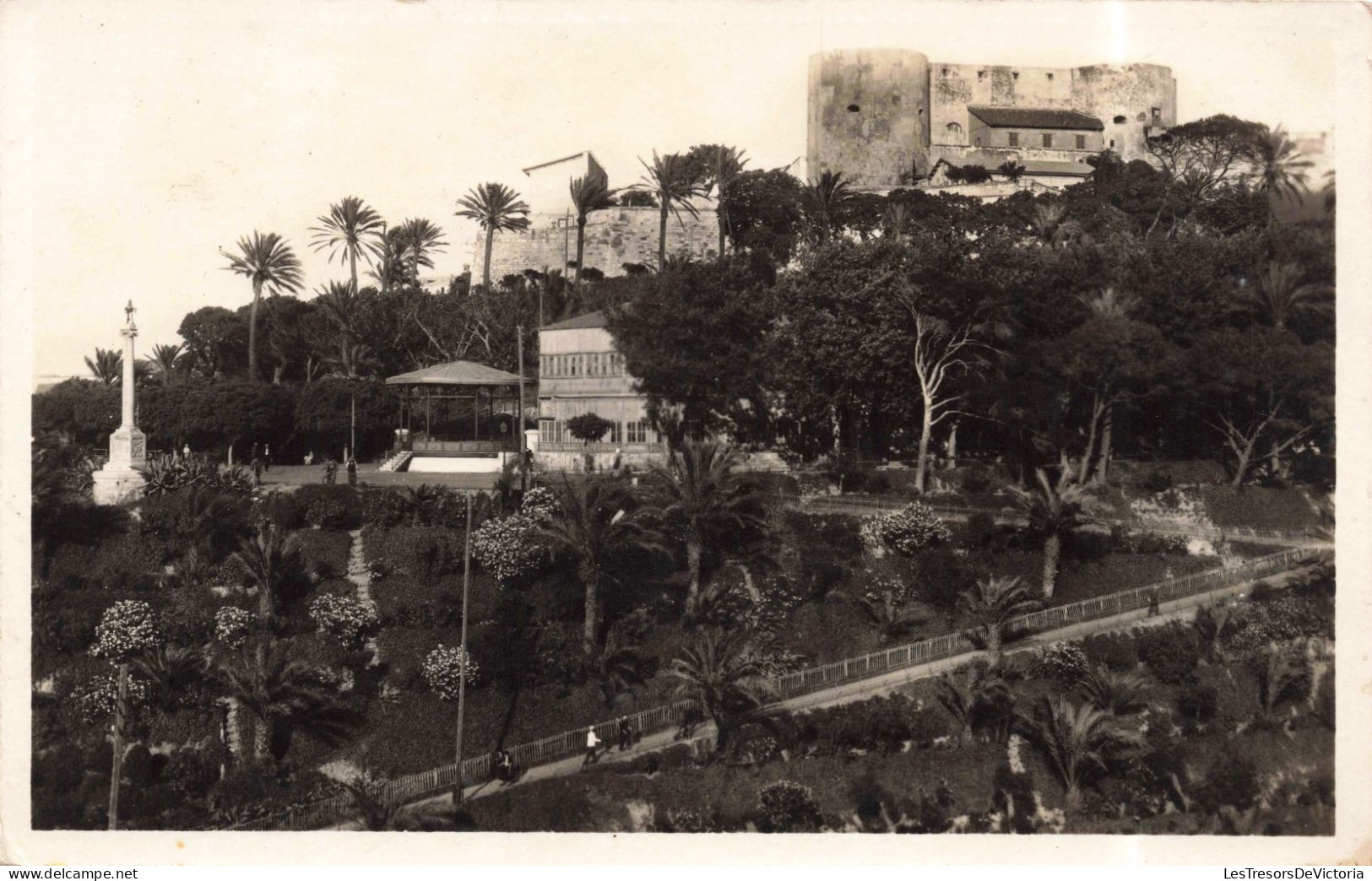 ALGERIE - Oran - Château Neuf Et La Promenade De L'Etang - Carte Postale Ancienne - Oran