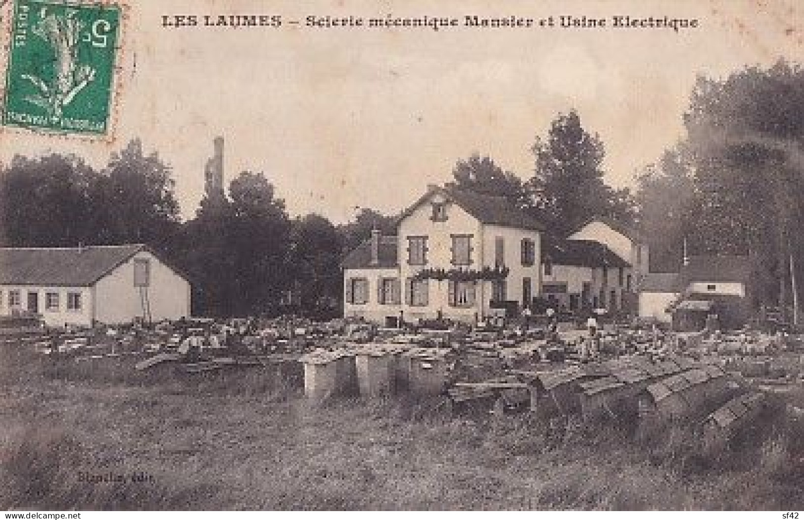 LES LAUMES            SCIERIE MECANIQUE MANSIER ET USINE - Venarey Les Laumes