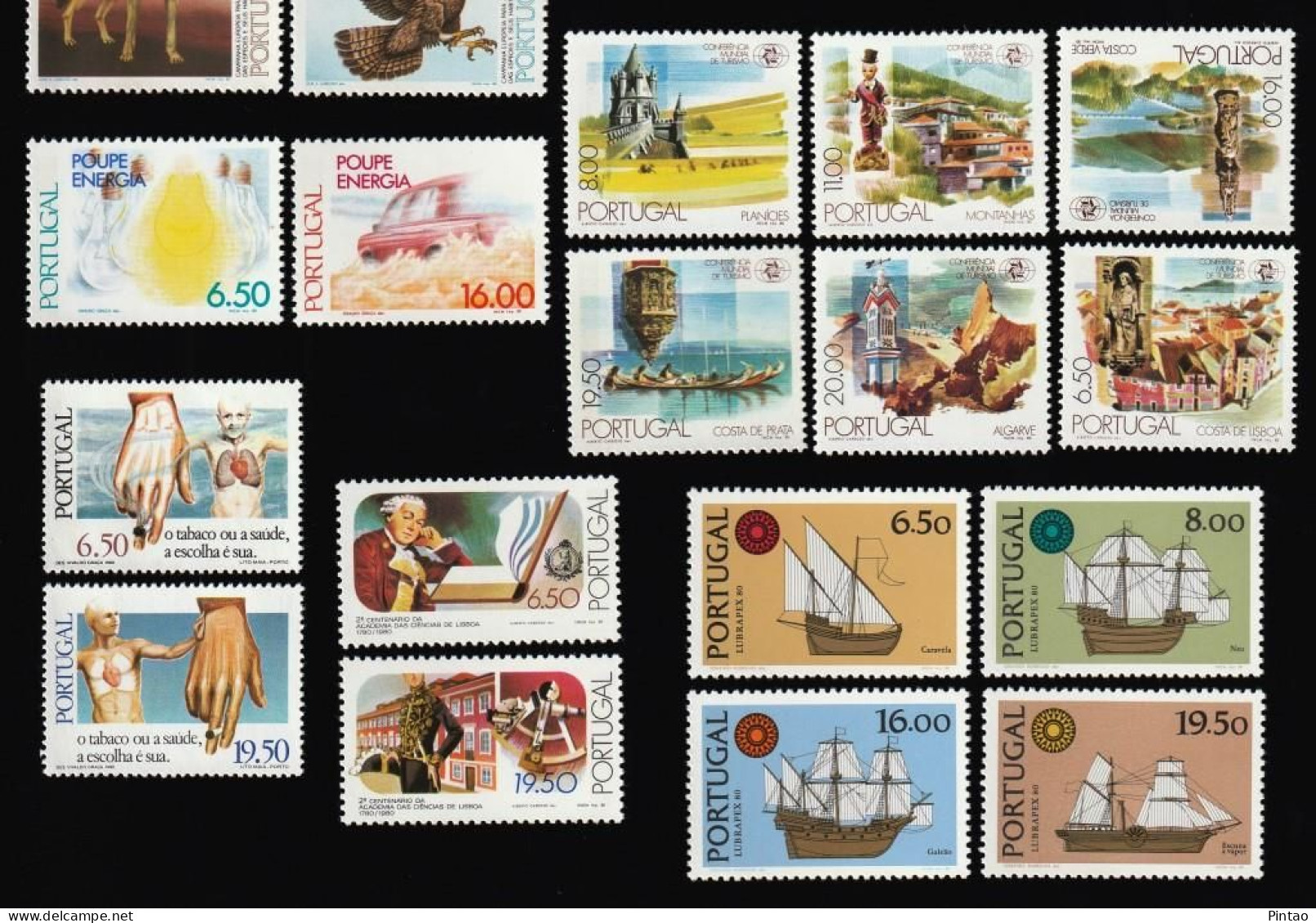 PTS13851- PORTUGAL 1980 ANO COMPLETO Nº 1456_ 1501- MNH - Années Complètes