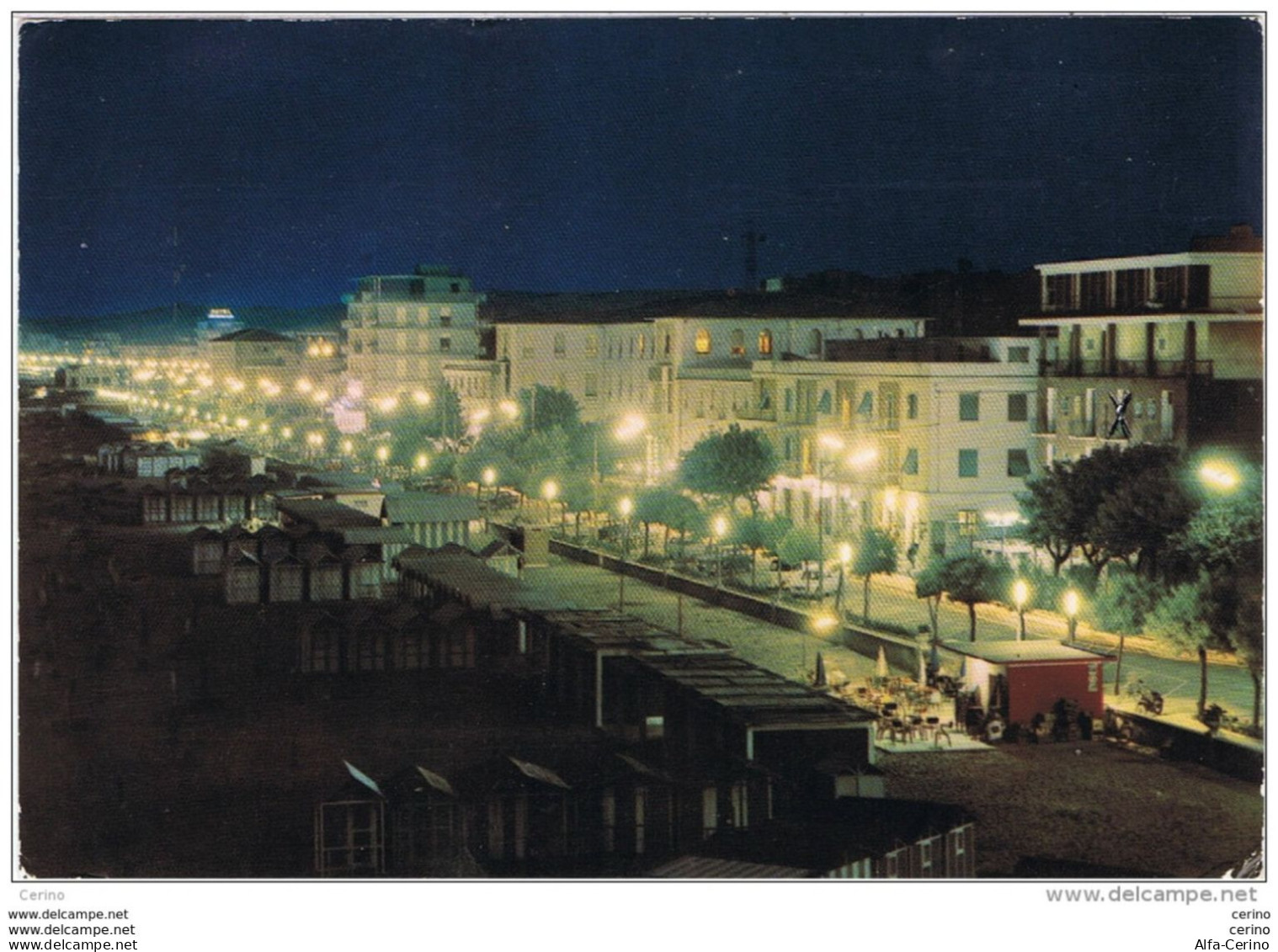 SENIGALLIA:  LUNGOMARE  -  NOTTURNO  -  PER  LA  SVIZZERA  -  FG - Senigallia