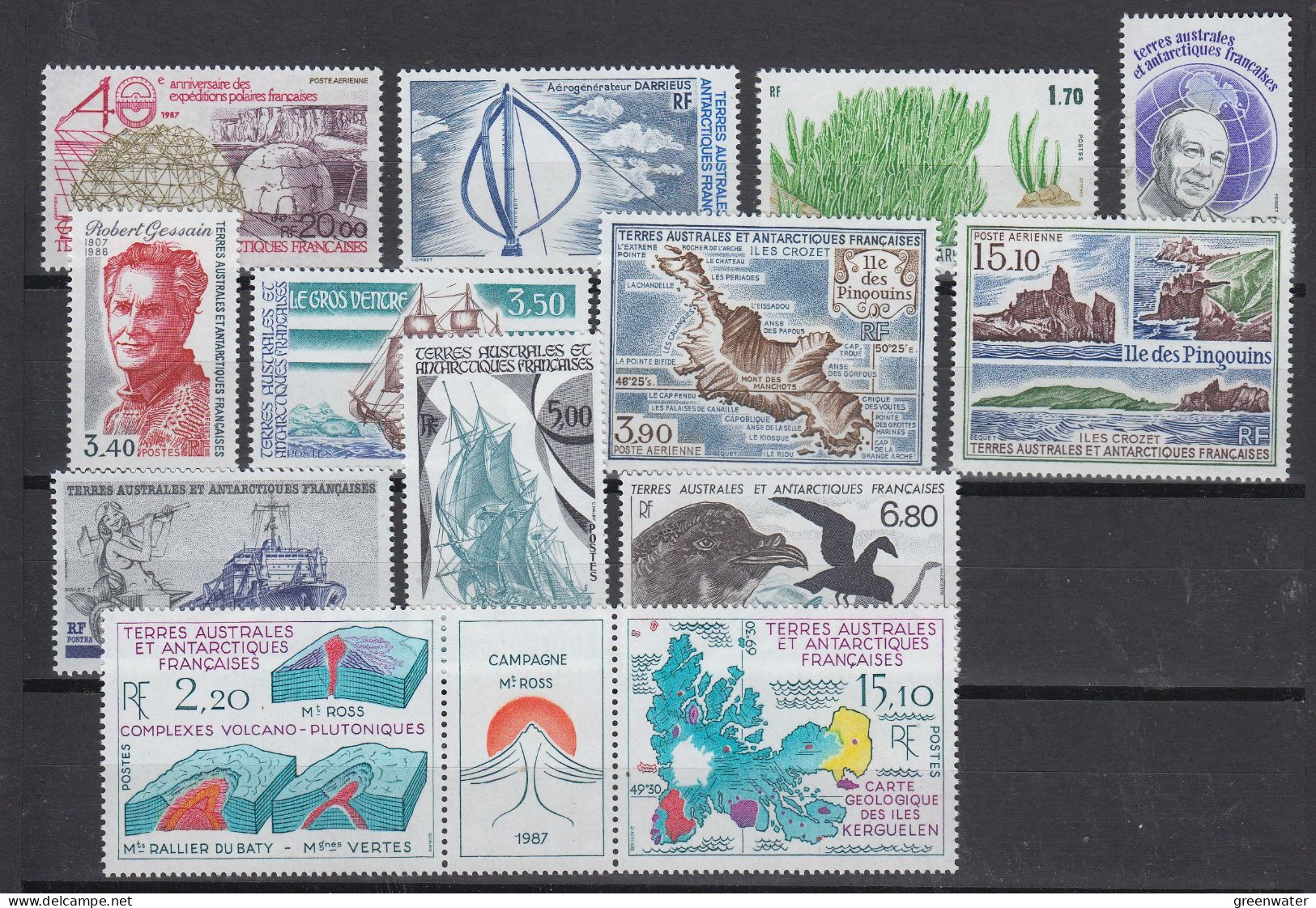 TAAF 1988 Yearset (complete)  ** Mnh (BTA) - Années Complètes