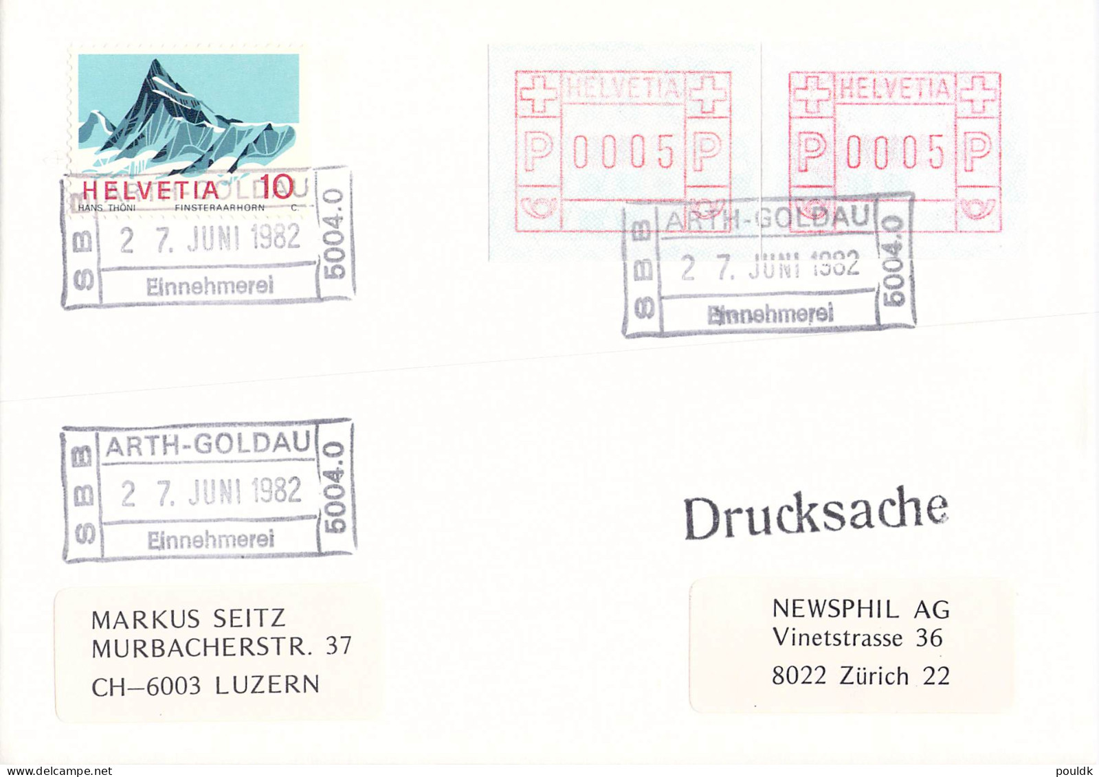 Switzerland covers/FDC franked with ATM - many errors. 25 covers. Weight 0,150 kg. Please read Sales Conditions 