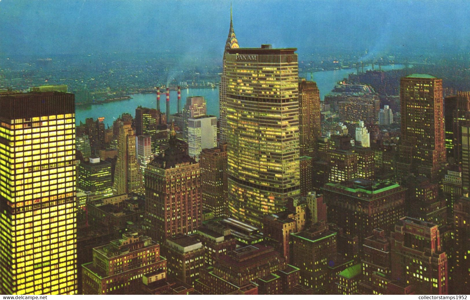 UNITED STATES, NEW YORK CITY, PANORAMA, PAN AM BUILDING, MIDTOWN SKYLINE, NIGHT - Panoramic Views