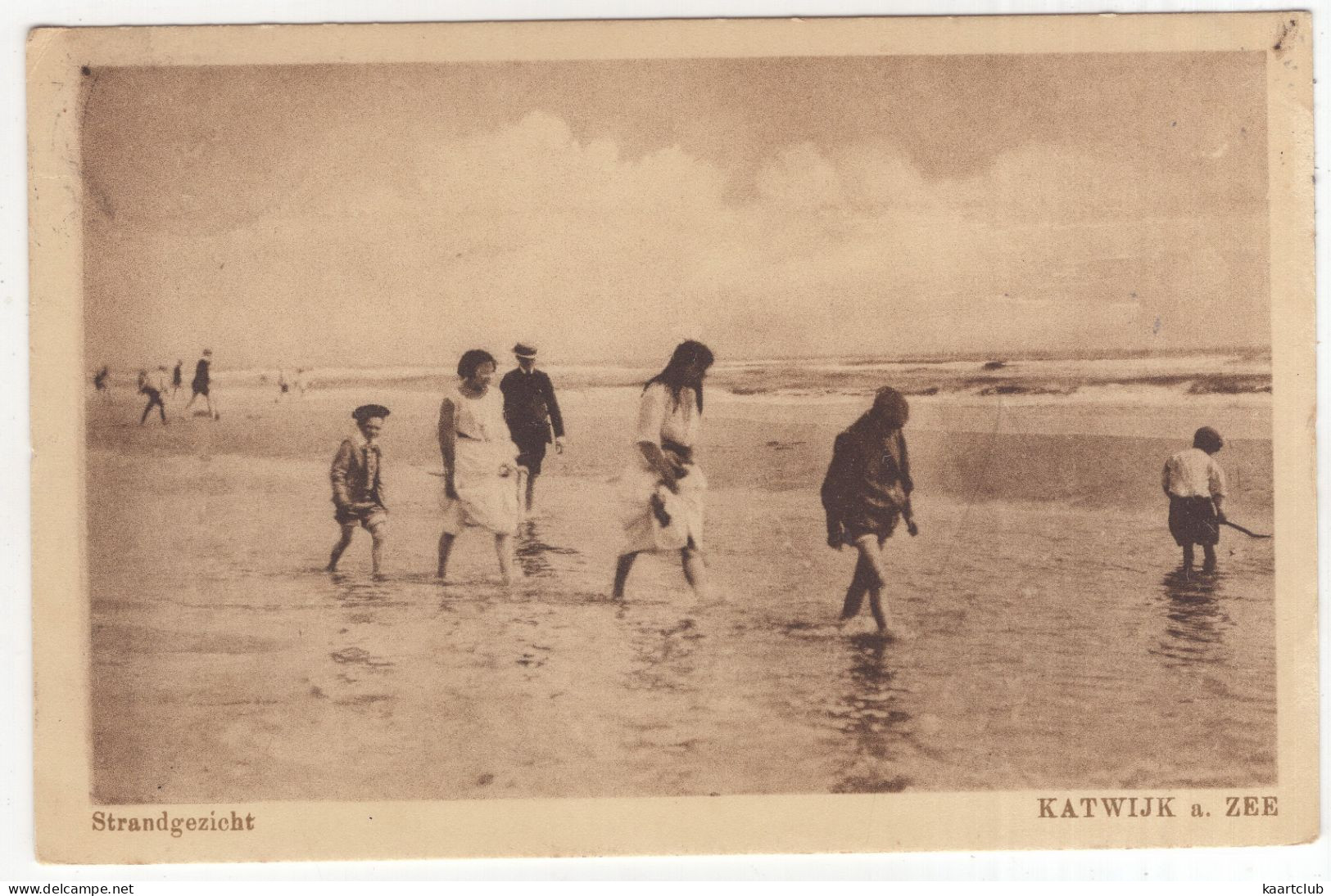 Strandgezicht - Katwijk A. Zee - (Zuid-Holland, Nederland) - 1930 - Katwijk (aan Zee)