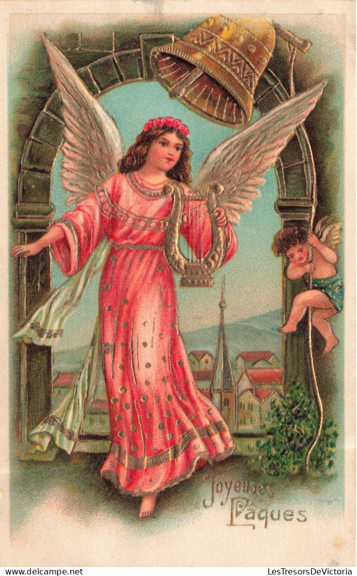 FÊTES - VŒUX - Pâques - Joyeuses Pâques - Colorisé - Carte Postale Ancienne - Pâques